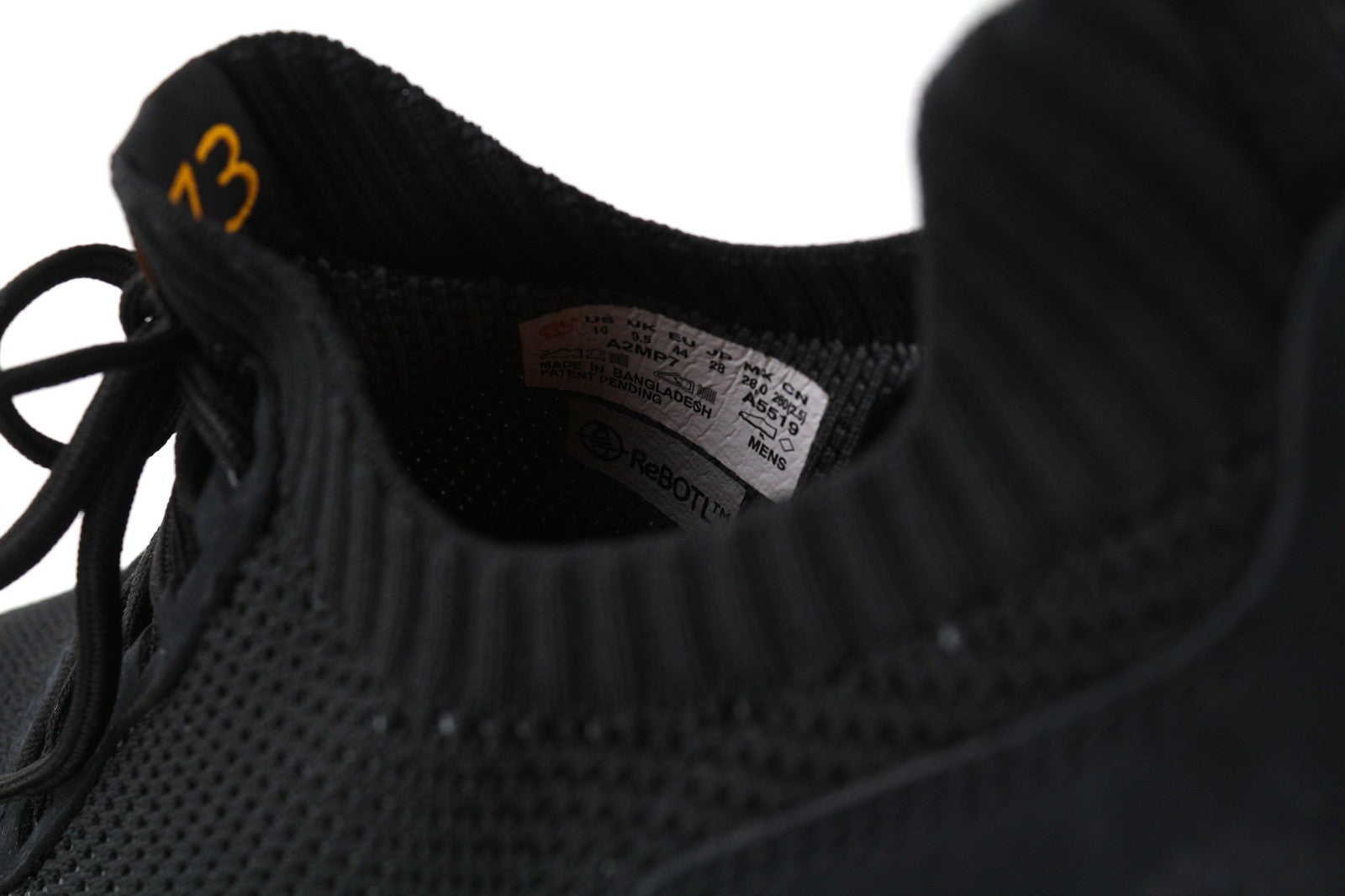 TIMBERLAND A2MP7-A5519 vyriški juodi odiniai laisvalaikio batai iš tekstilės, dydis EU43.5/44. 