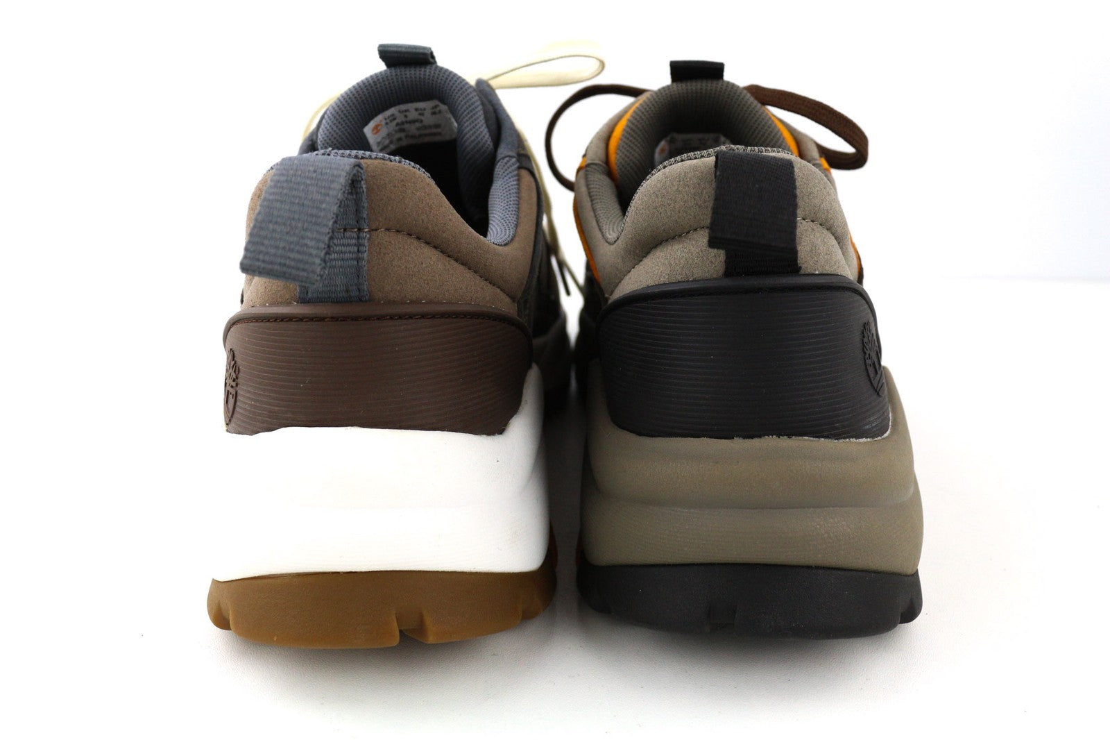 TIMBERLAND A2N9Q-A4850 vyriški EU42/43 rudi odiniai žemapadžiai sportbačiai su raišteliais ir logotipu 