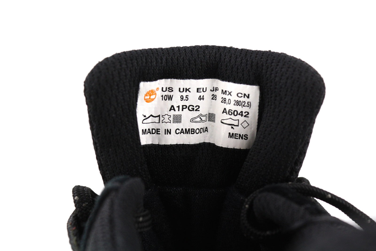 TIMBERLAND A1PG2-A6042 Men's EU43.5/44 Black Leather Waterproof Trainers