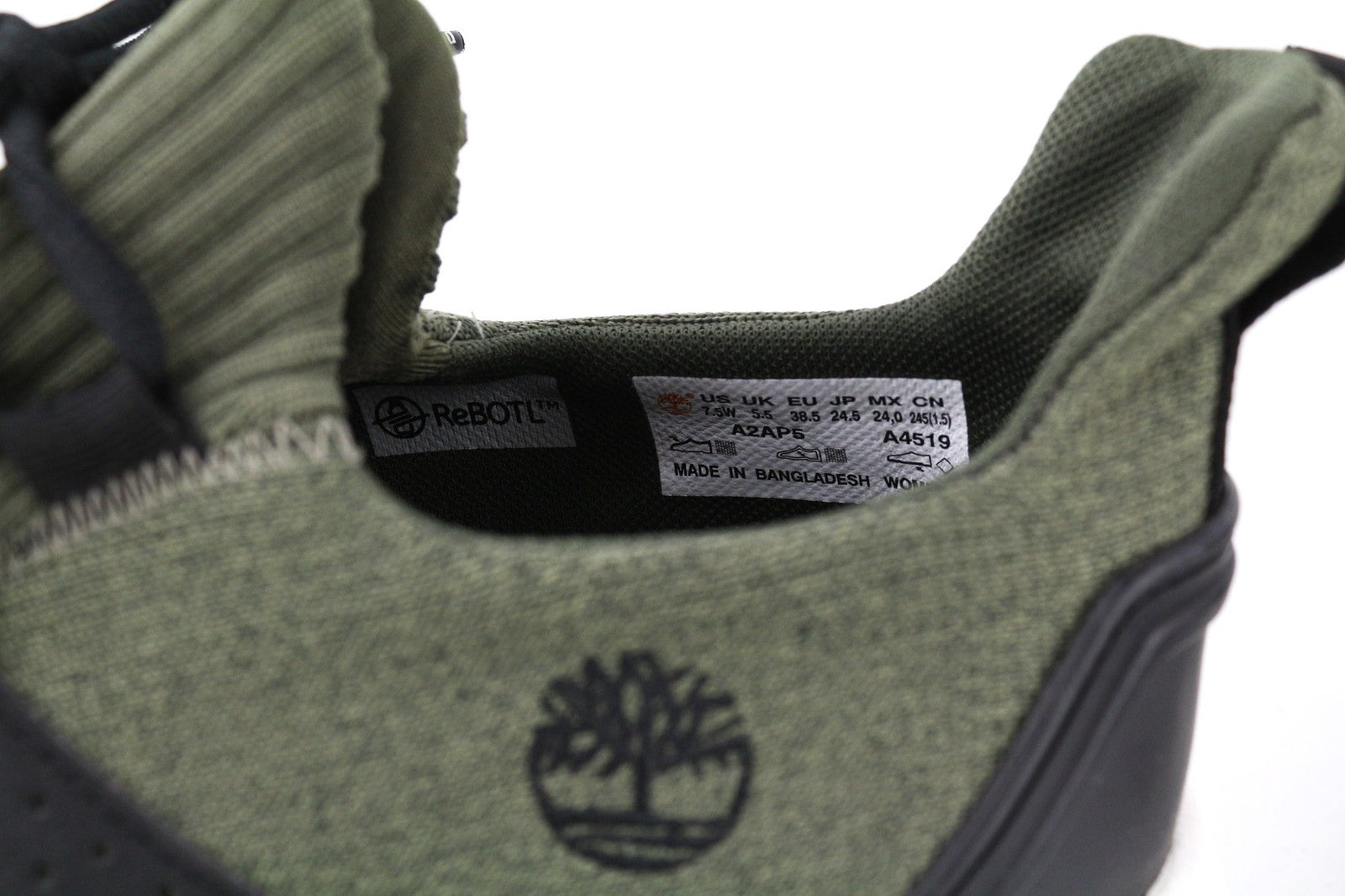 TIMBERLAND A2AP5 moteriški žemapadžiai sportbačiai su raišteliais, EU38/38.5, migdolų nosimi, ReBOTL 