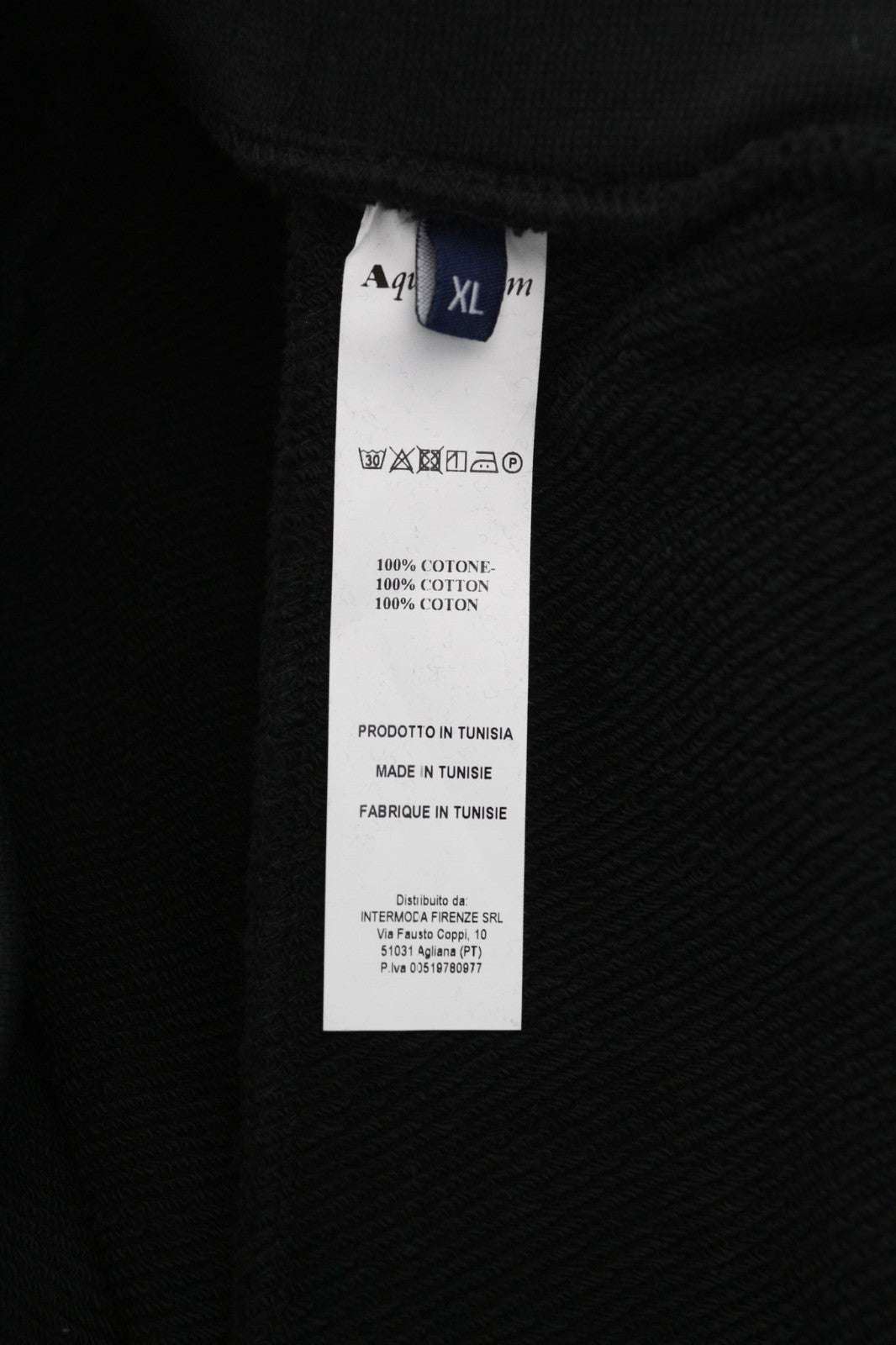 AQUASCUTUM PAAI03 vyriškos XL dydžio juodos sportinės kelnės su raišteliu juosmeniui, visiems metų laikams 