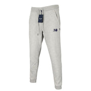 AQUASCUTUM PAAI03 vyriškos XL dydžio pilkos melanžo spalvos sportinės kelnės su raišteliu juosmenyje 