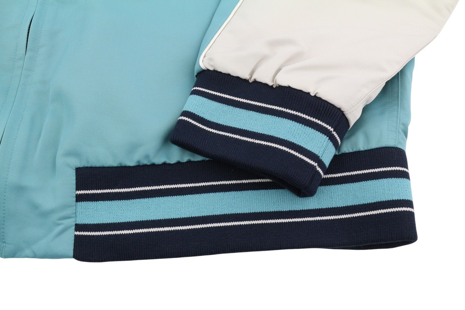 GANT Dahlia Badge Varsity Men Jacket XL Aqua Green Lightweight Bomber RRP499