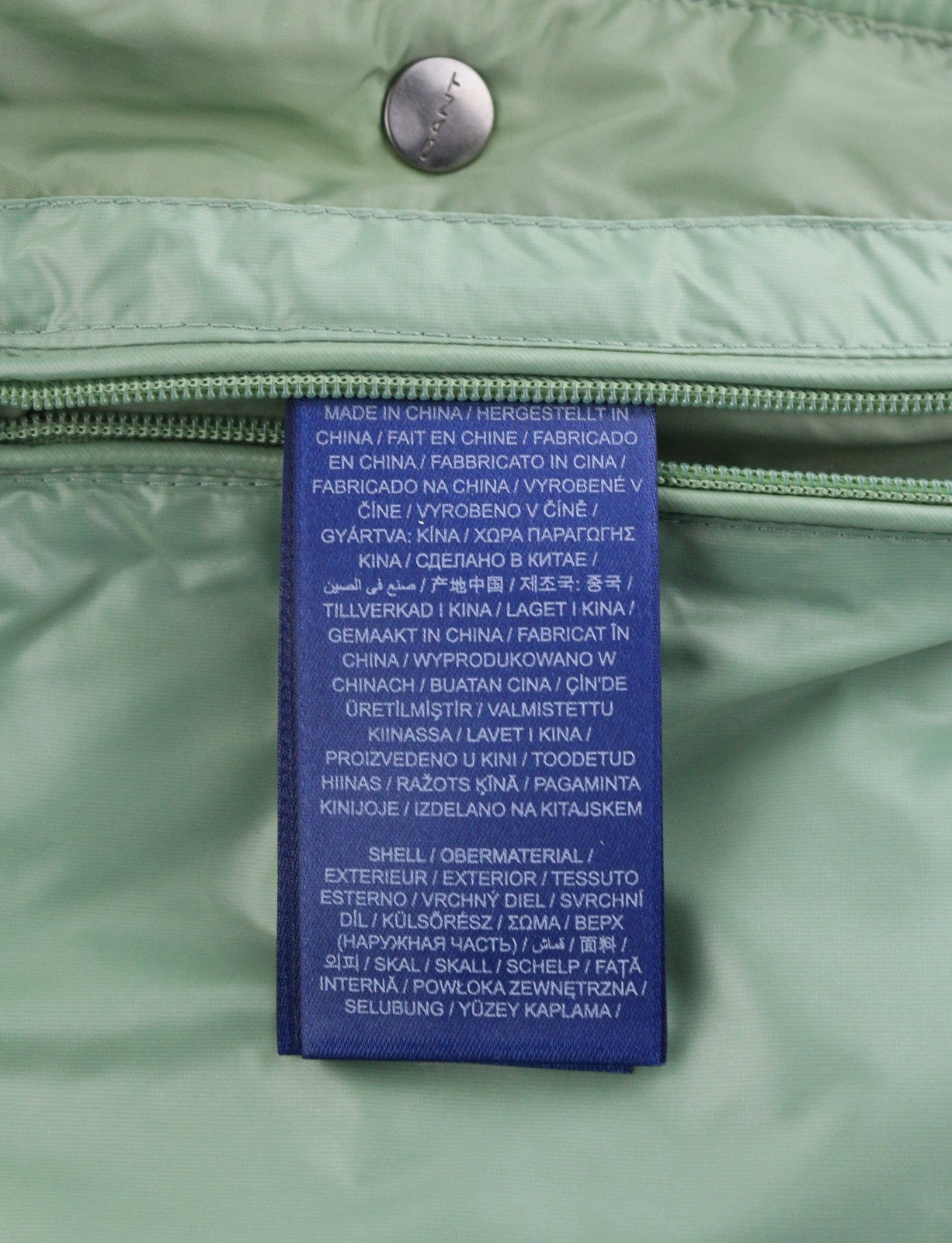 GANT trumpintas pūkinis moteriškas švarkas XL dydžio Kalamata žalias, pūkuotas, dygsniuotas, RRP425 