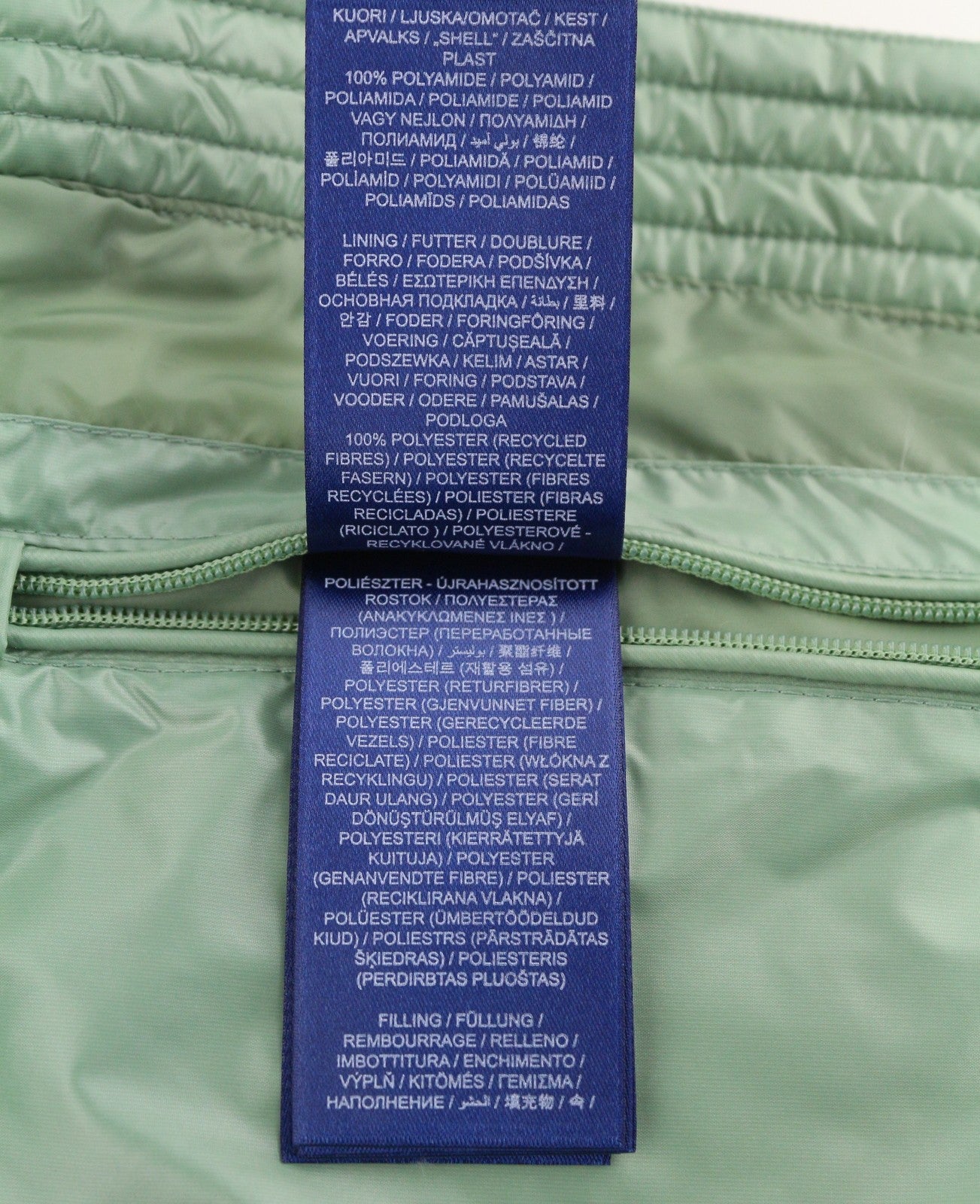 GANT trumpintas pūkinis moteriškas švarkas XL dydžio Kalamata žalias, pūkuotas, dygsniuotas, RRP425 