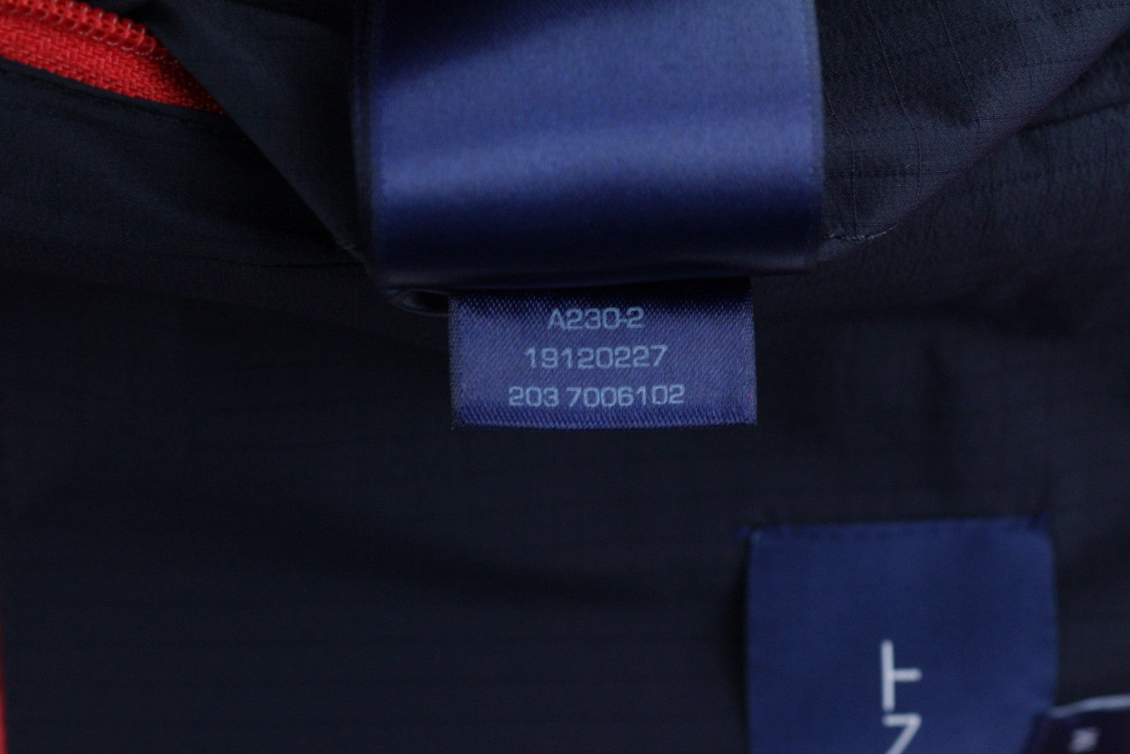 GANT Striped Block Puffer Men Jacket M Bright Red Quilted Hooded Padded RRP399