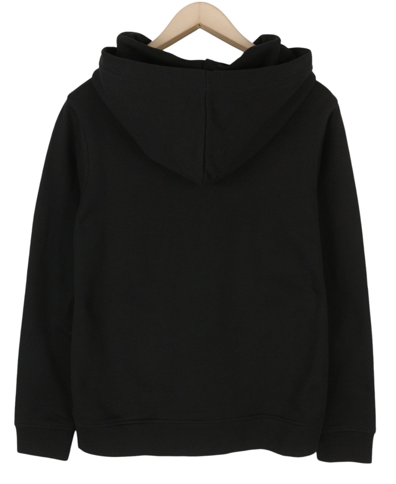 TOMMY HILFIGER moteriškas džemperis su gobtuvu M, juodas priekinis logotipas, didelis laisvo kirpimo megztinis 