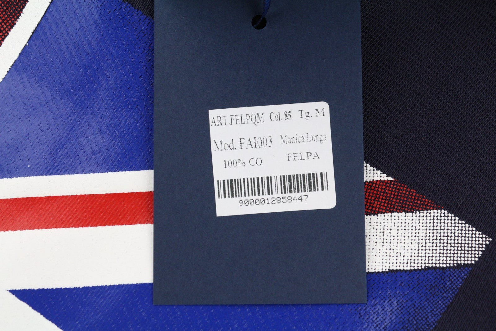 AQUASCUTUM FAI003 vyriškas mėlynas megztinis su gobtuvu ir logotipo dirželiais, kengūros kišene 