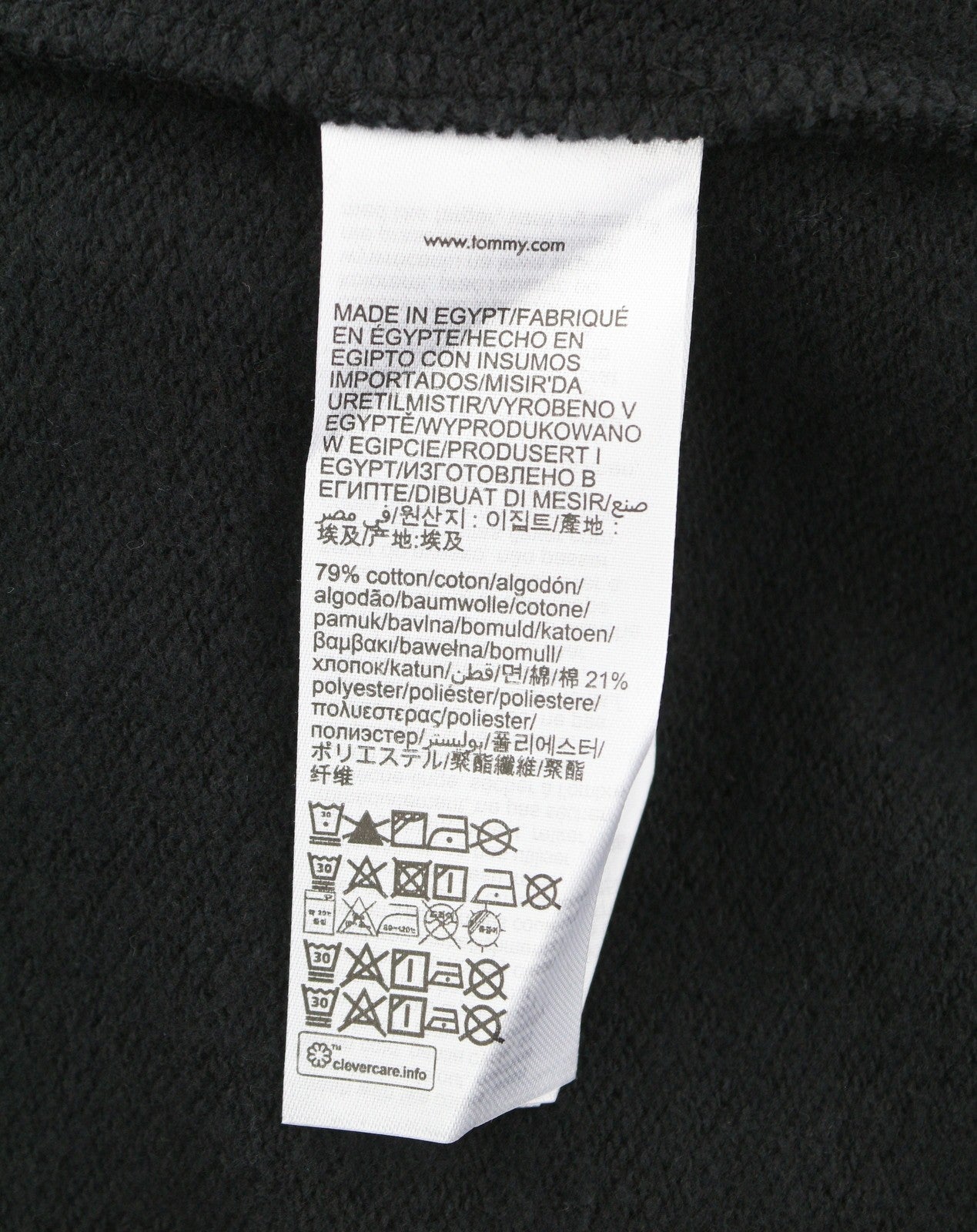 TOMMY HILFIGER Bxy Lofo Drawcor moteriškas džemperis su gobtuvu XL dydžio, juodas, kengūros spalvos megztinis, unisex 