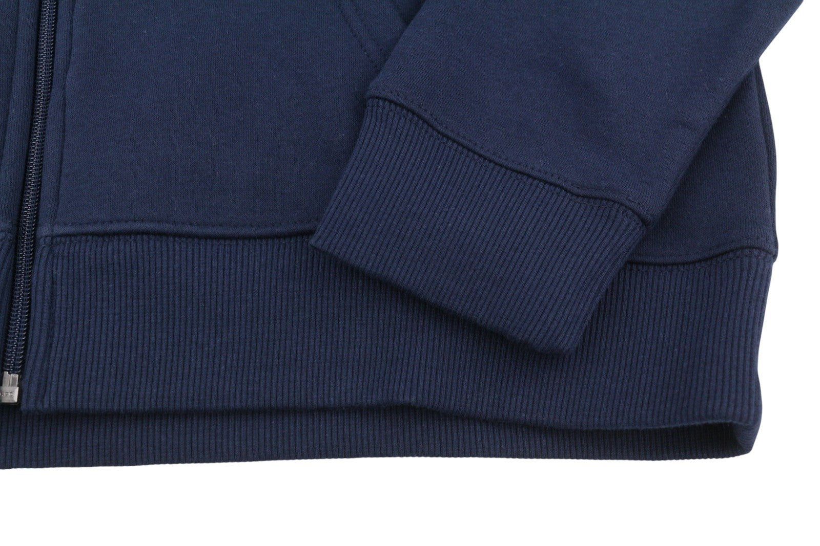 TOMMY HILFIGER Req S Flag Zip moteriškas džemperis su gobtuvu L, tamsiai mėlyna, laisvo kirpimo, su kišenėmis