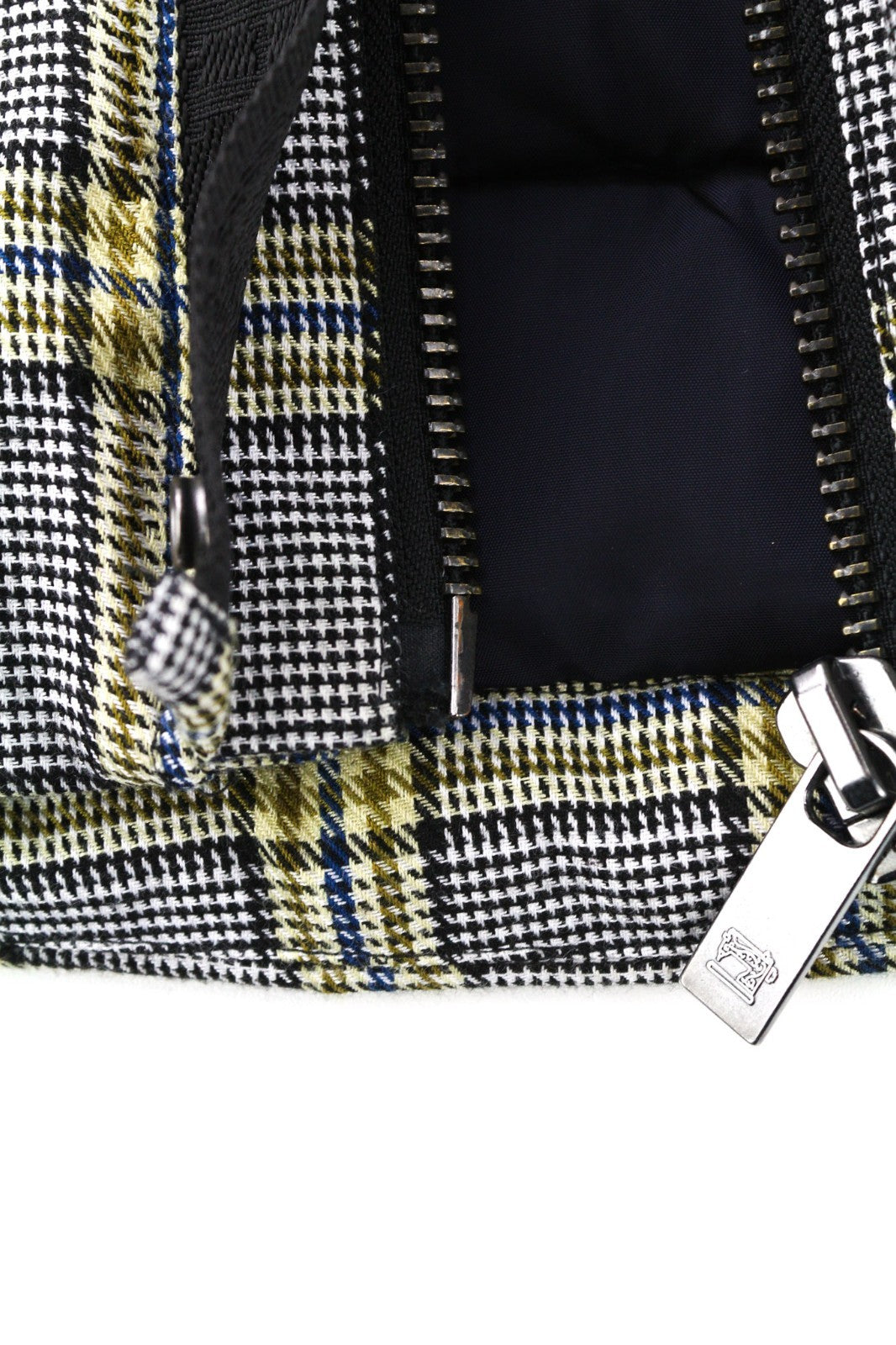 SCOTCH & SODA Men's ~M Checked Lined Hooded Casual Zip Jacket Logo