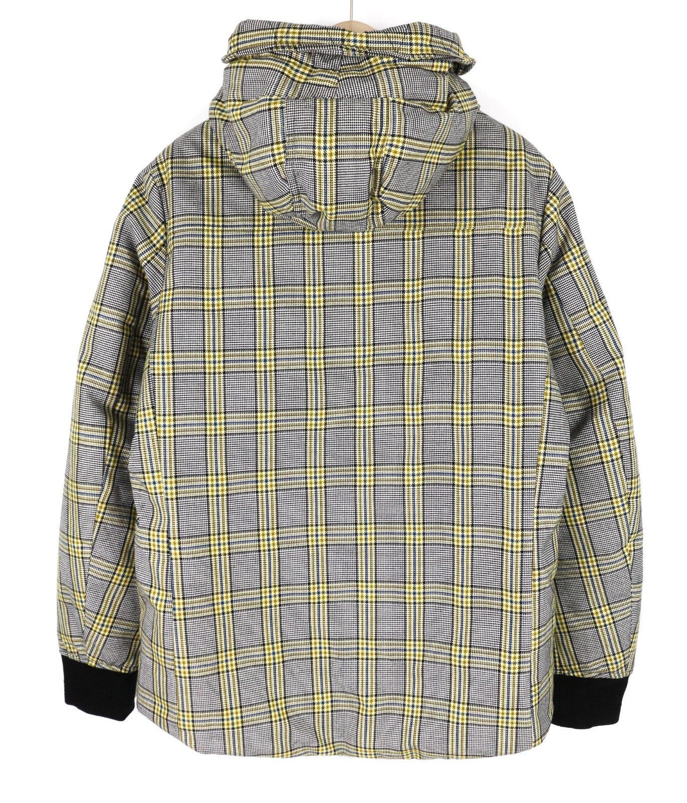 SCOTCH & SODA Men's ~M Checked Lined Hooded Casual Zip Jacket Logo