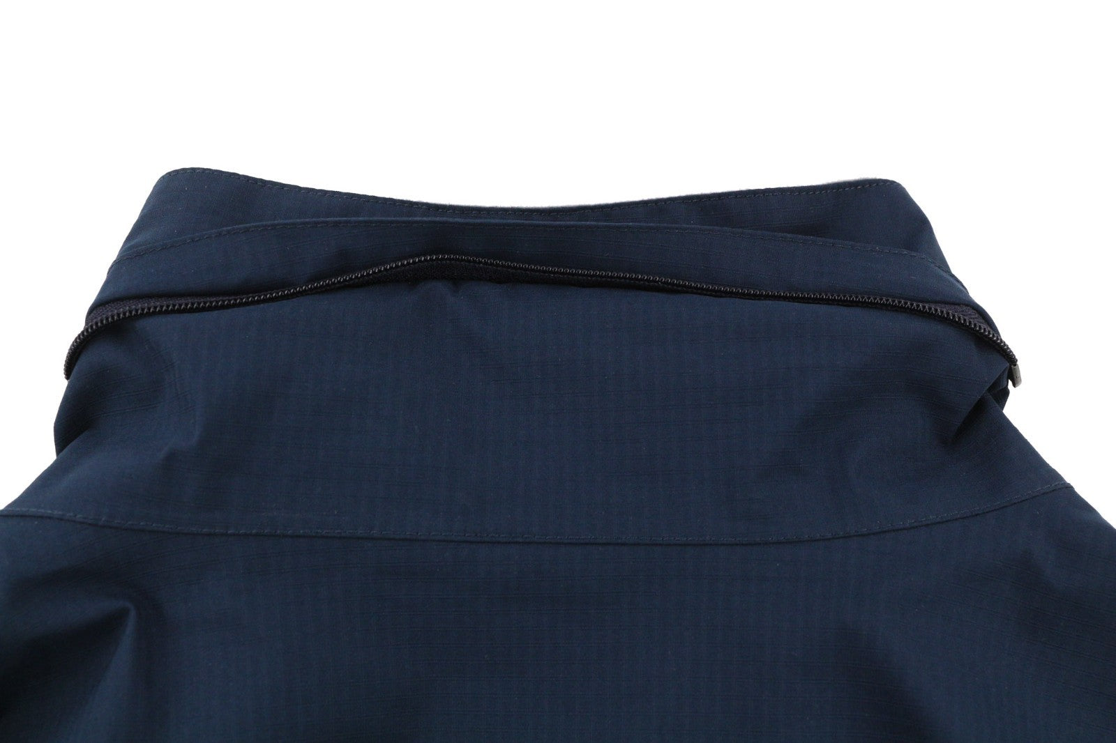 PATAGONIA Men's M Dark Blue H2NO Thin Jacket High Neck Zipper Patch Pockets