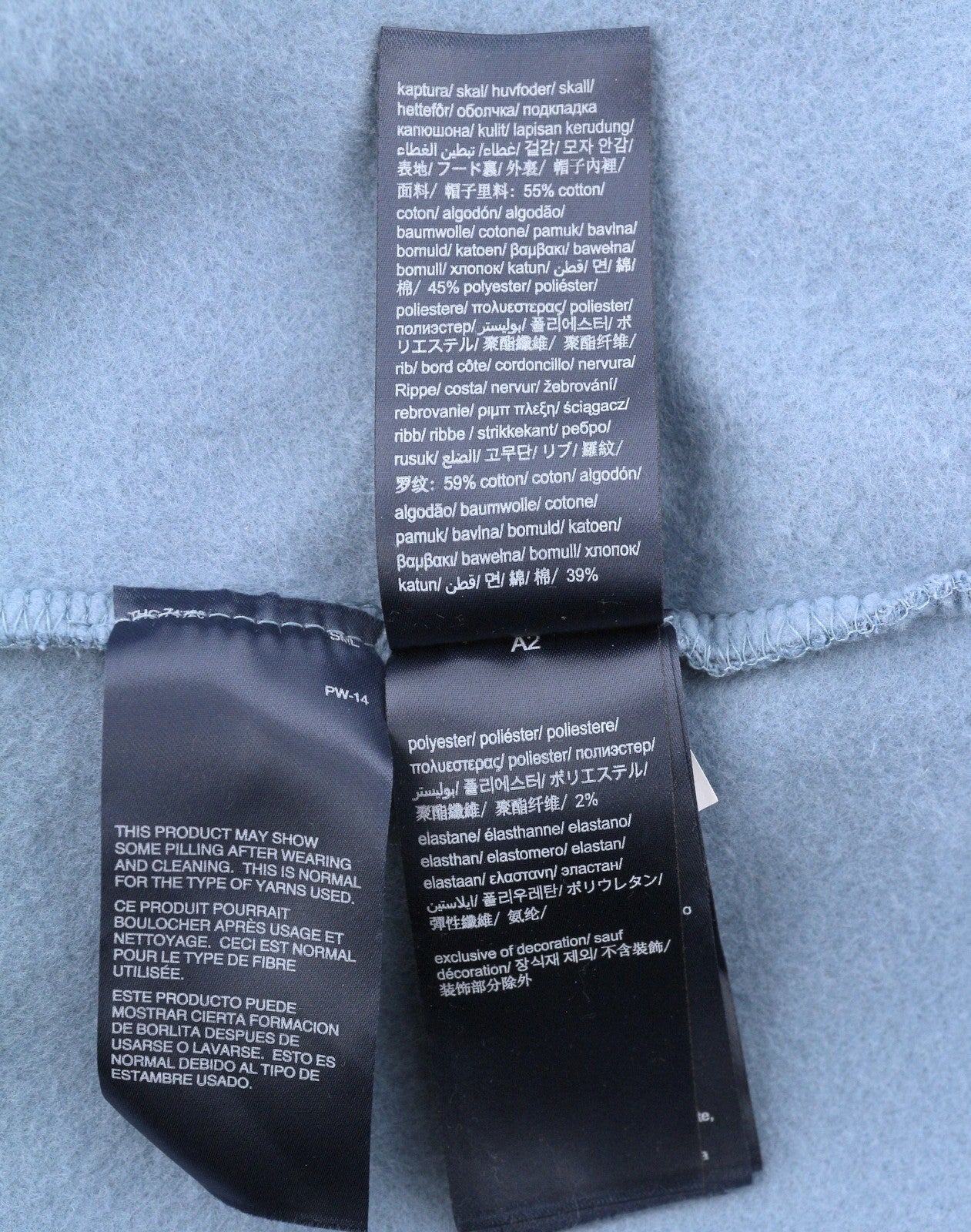 TOMMY HILFIGER Straight Loco vyriškas džemperis su gobtuvu L mėlyname kengūros kišenėje su logotipu 