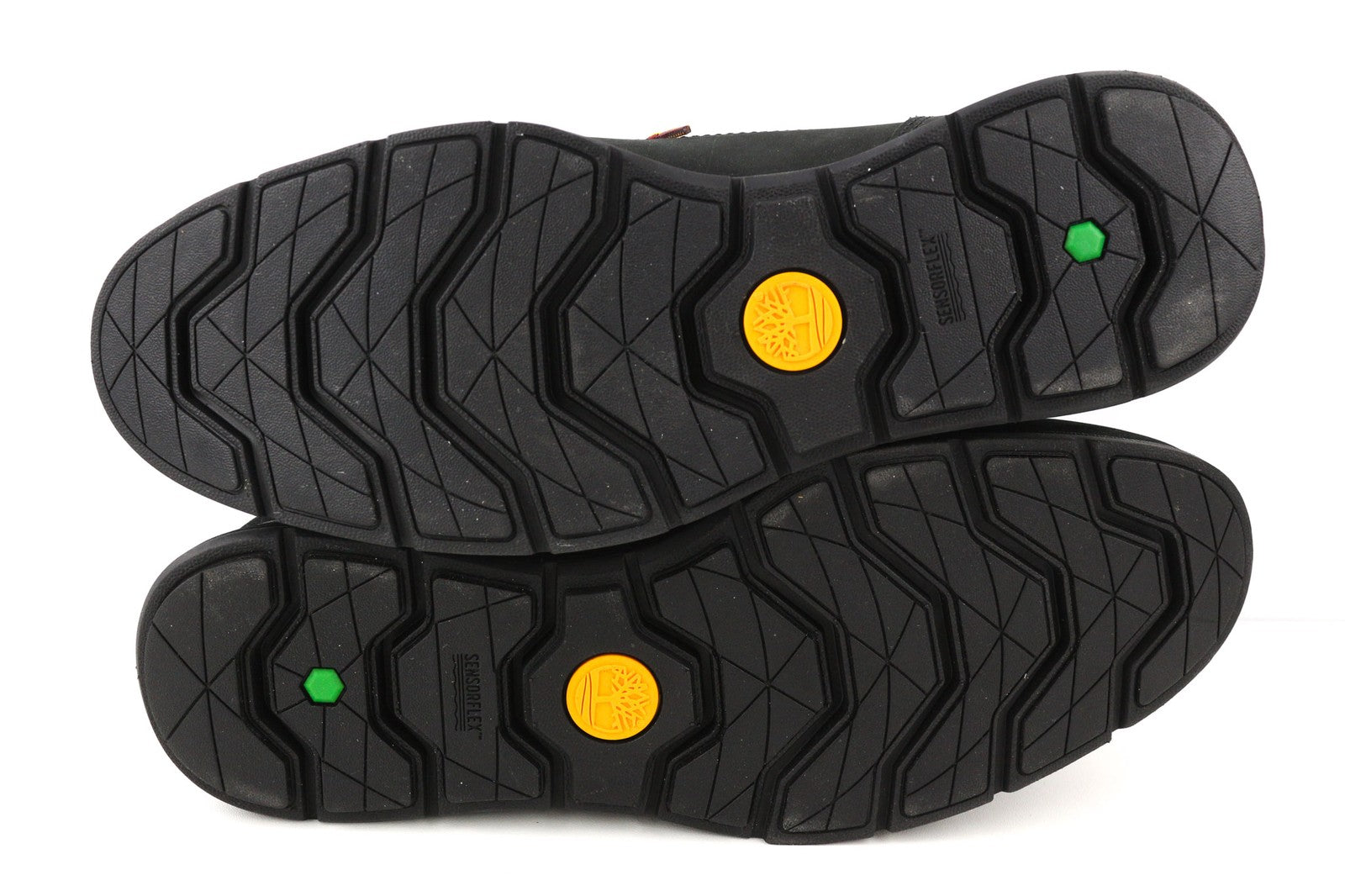 TIMBERLAND A19UK vyriški juodi odiniai „Sensorflex Comfort“ batai su logotipu, dydis UK8, EU42. 