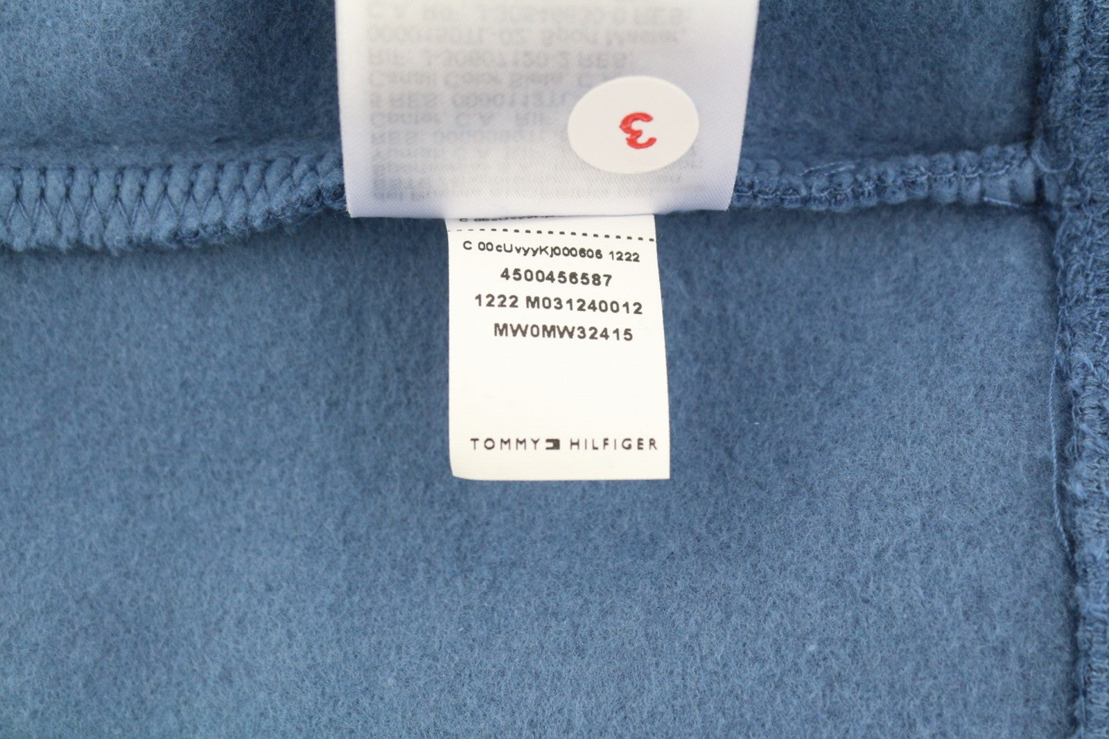 TOMMY HILFIGER vyriškas megztinis su gobtuvu XL dydžio mėlynas su kengūros kišene ir gobtuvu priekyje su logotipu 