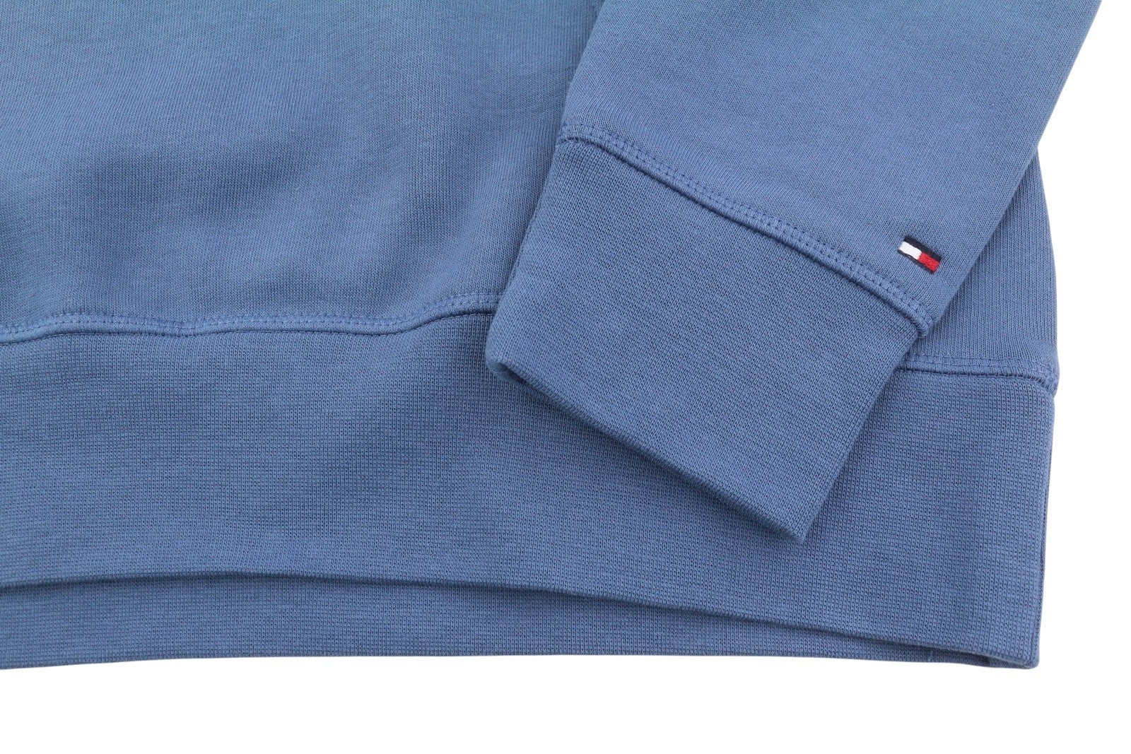 TOMMY HILFIGER vyriškas megztinis su gobtuvu XL dydžio mėlynas su kengūros kišene ir gobtuvu priekyje su logotipu 