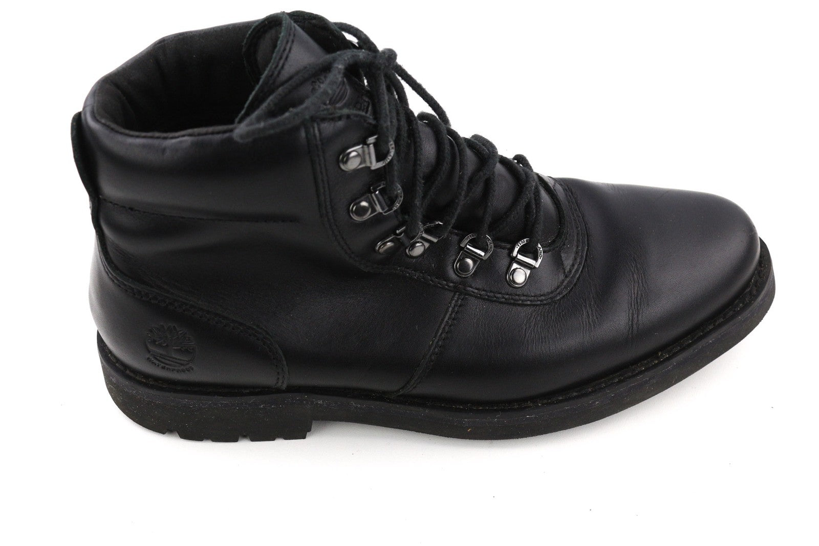 TIMBERLAND A27ZK vyriški juodi odiniai vandeniui atsparūs „Timberland ReBOTL“ batai, dydis UK8, EU42, dydis UK8. 