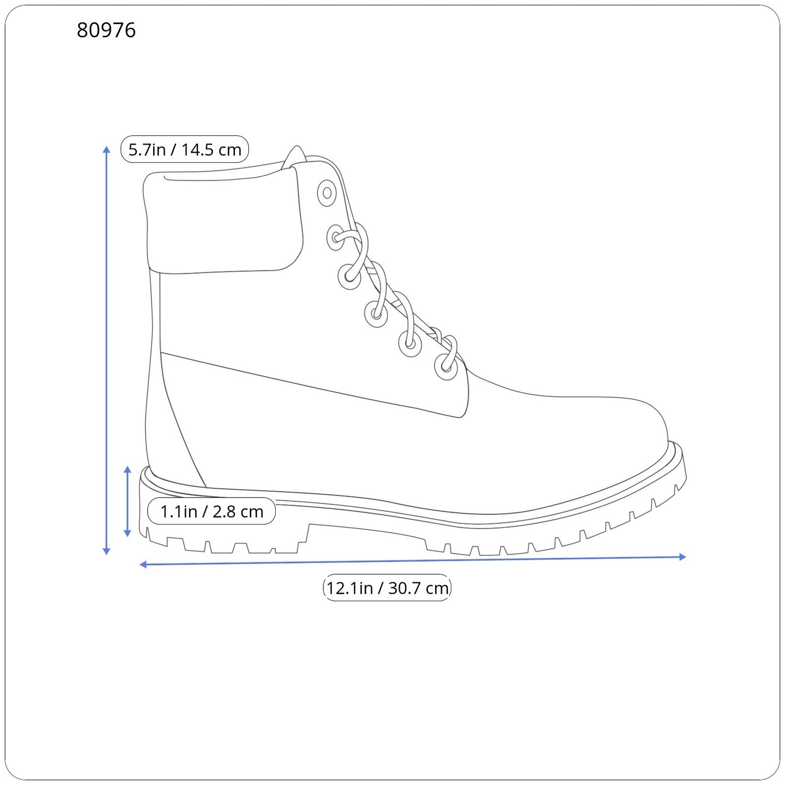 TIMBERLAND A27ZK vyriški juodi odiniai vandeniui atsparūs „Timberland ReBOTL“ batai, dydis UK8, EU42, dydis UK8. 