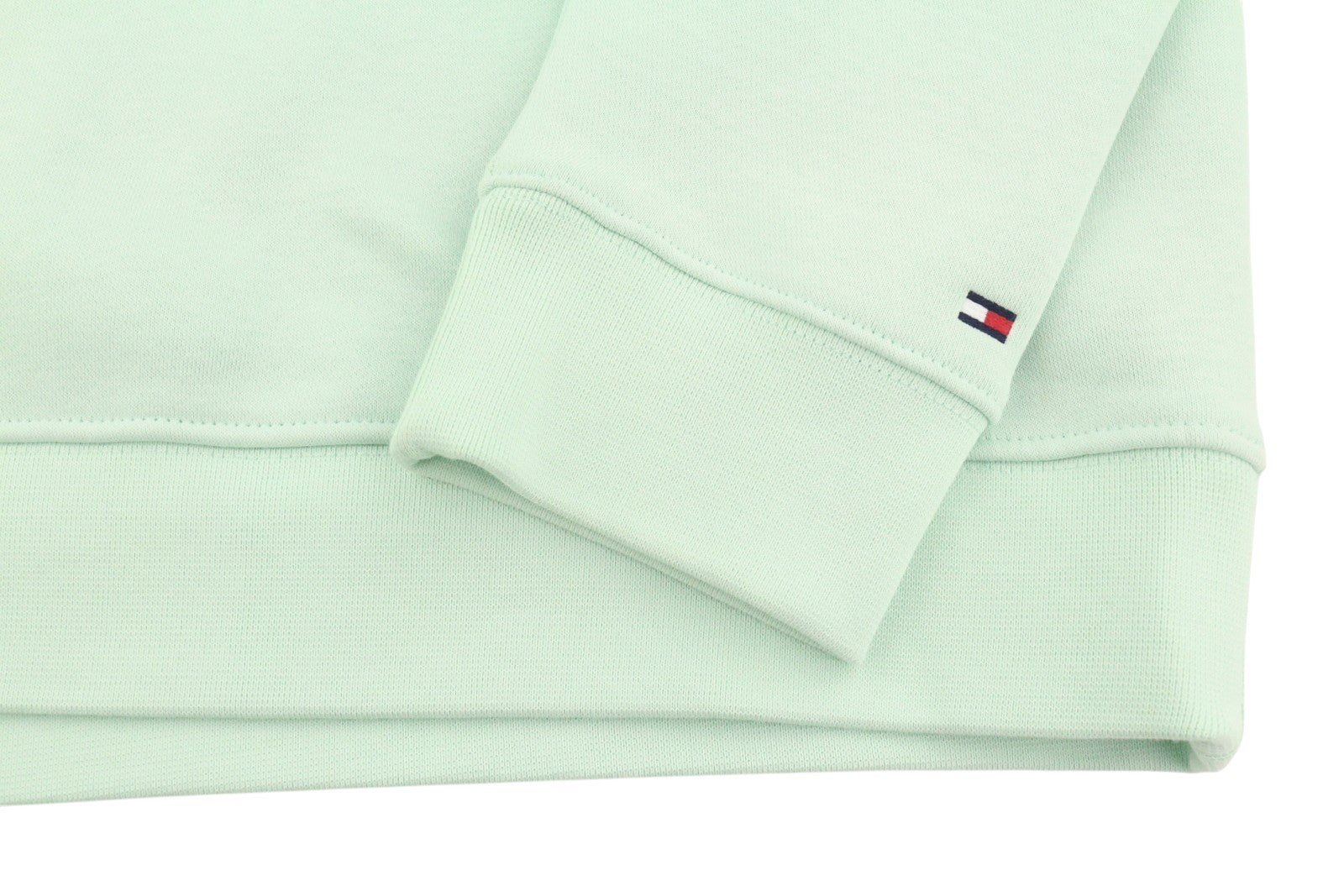 TOMMY HILFIGER Pocket Placement Men Hoodie 2XL Minty Essence Kangaroo Pull On
