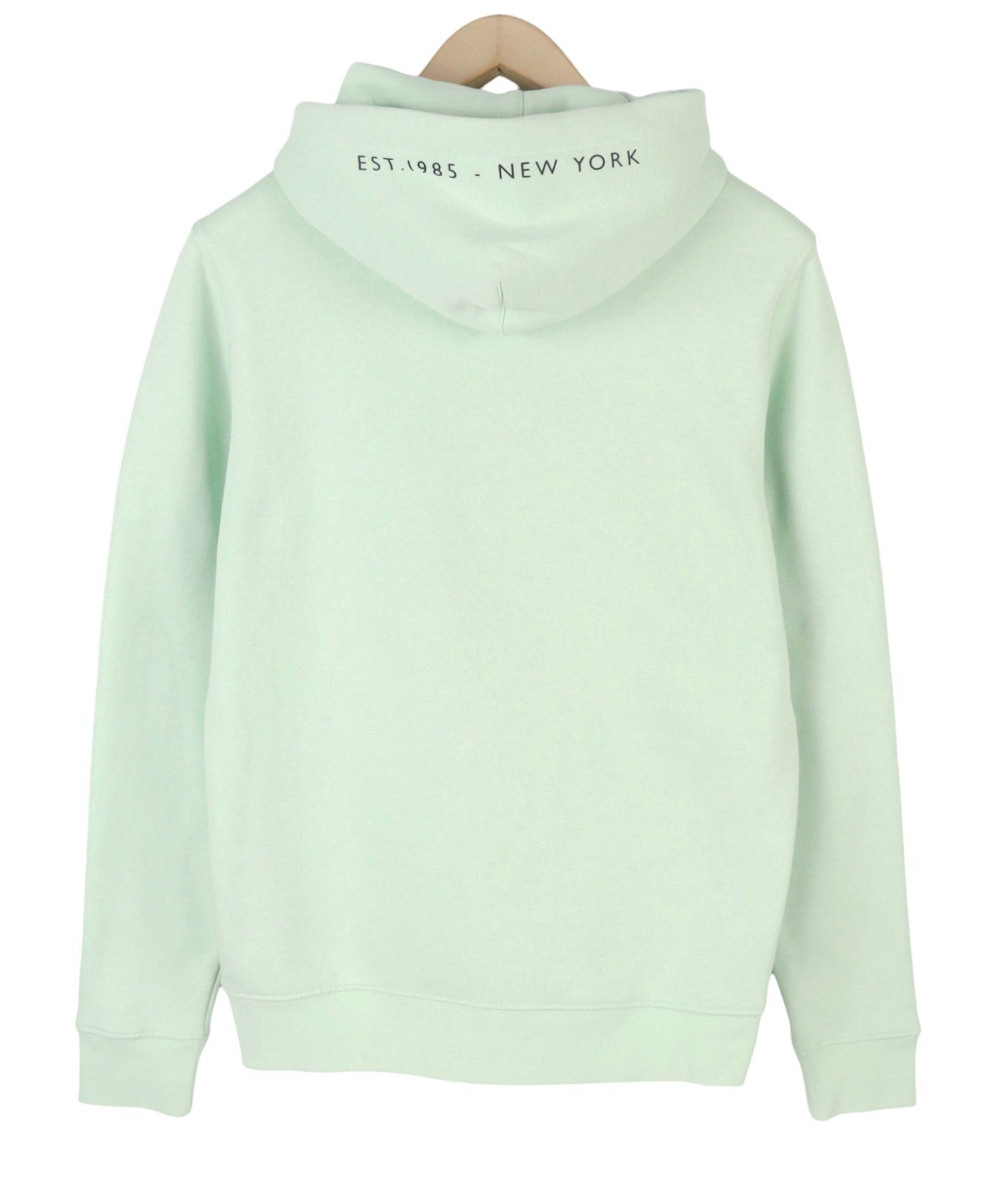 TOMMY HILFIGER Pocket Placement vyriškas džemperis su gobtuvu S Minty Essence Kangaroo megztiniu 