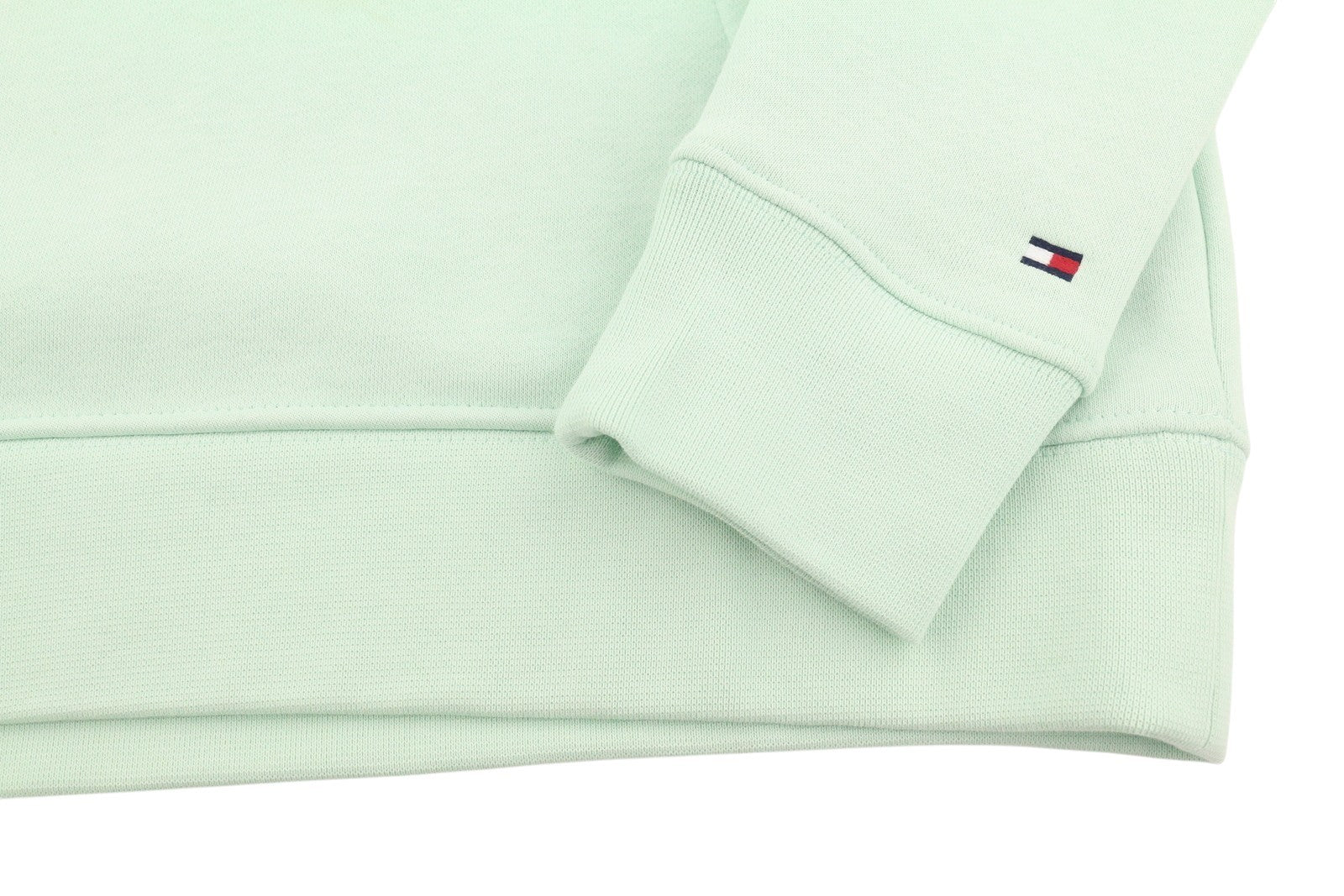 TOMMY HILFIGER Pocket Placement vyriškas džemperis su gobtuvu S Minty Essence Kangaroo megztiniu 