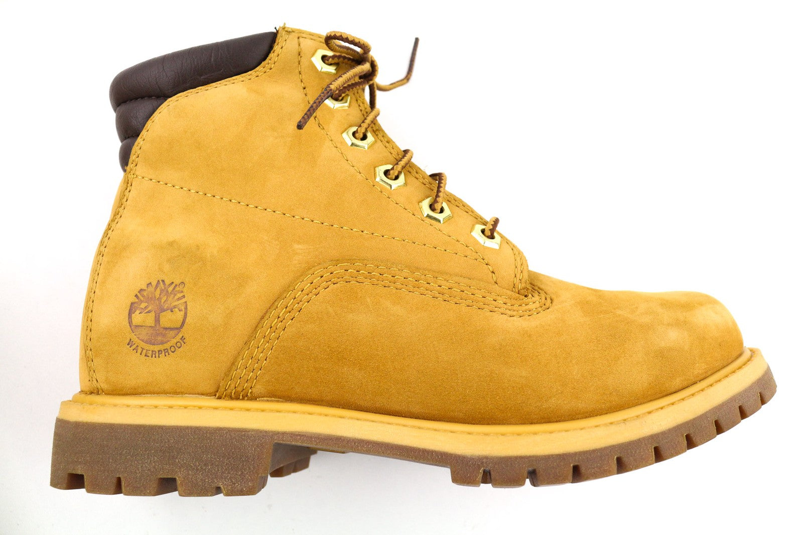 TIMBERLAND 8168R moteriški rudi odiniai aulinukai su migdolų nosimis, vandeniui atsparūs 