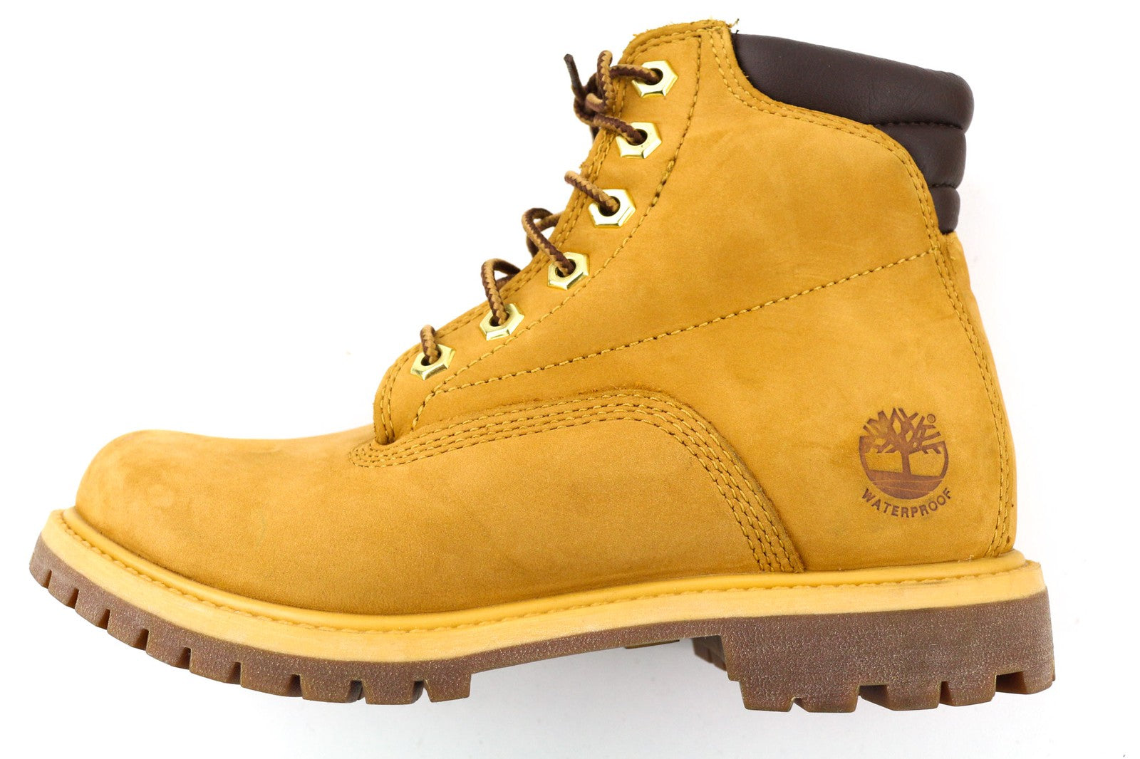 TIMBERLAND 8168R moteriški rudi odiniai aulinukai su migdolų nosimis, vandeniui atsparūs 