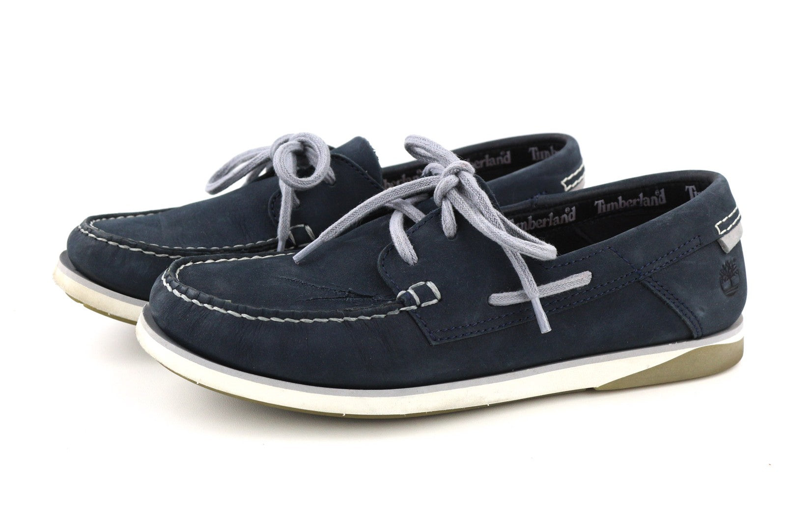 TIMBERLAND A416H vyriški mėlyni odiniai mokasinai „True Cloud Comfort“, dydis UK7, EU41. 