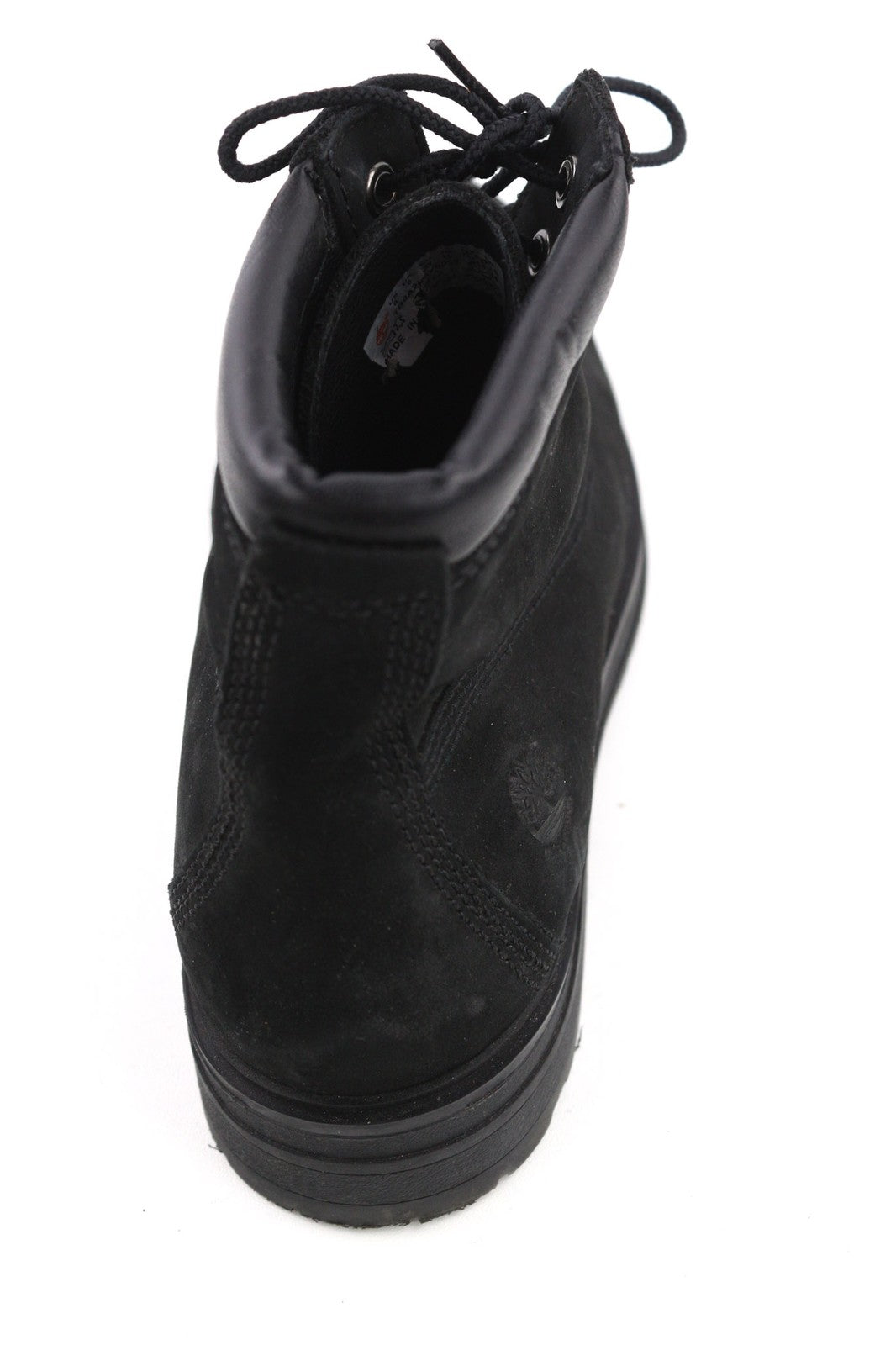 TIMBERLAND TB0A2KSV0011 Women UK6 EU39 Black Leather Almond Toe Waterproof Boots