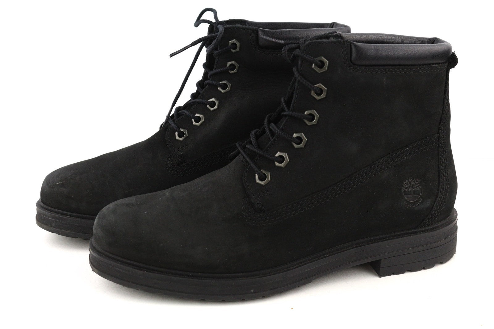 TIMBERLAND TB0A2KSV0011 moteriški juodi odiniai aulinukai nuo migdolų nosies, neperšlampami. 