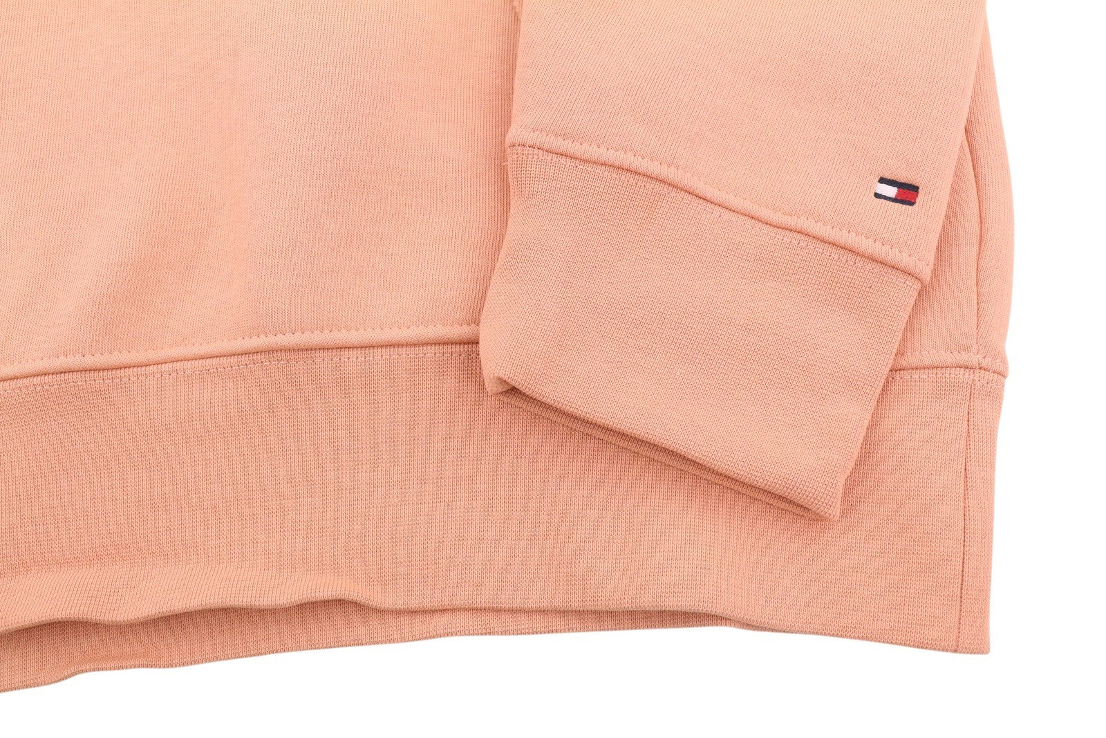 TOMMY HILFIGER Fapino Stacked Logo vyriškas džemperis su gobtuvu L dydžio organinės medvilnės mišinio megztinis 