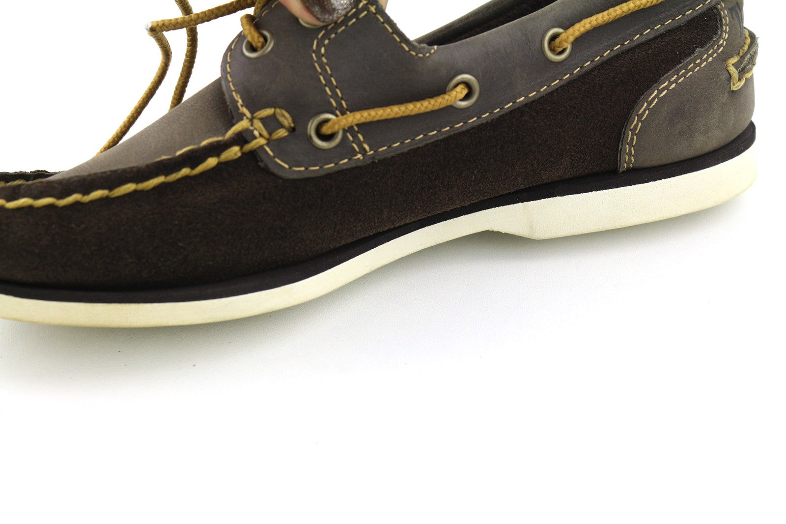 TIMBERLAND 26608 moteriški tamsiai rudi odiniai žemakulniai batai su raišteliais, dydis UK3.5 EU36 