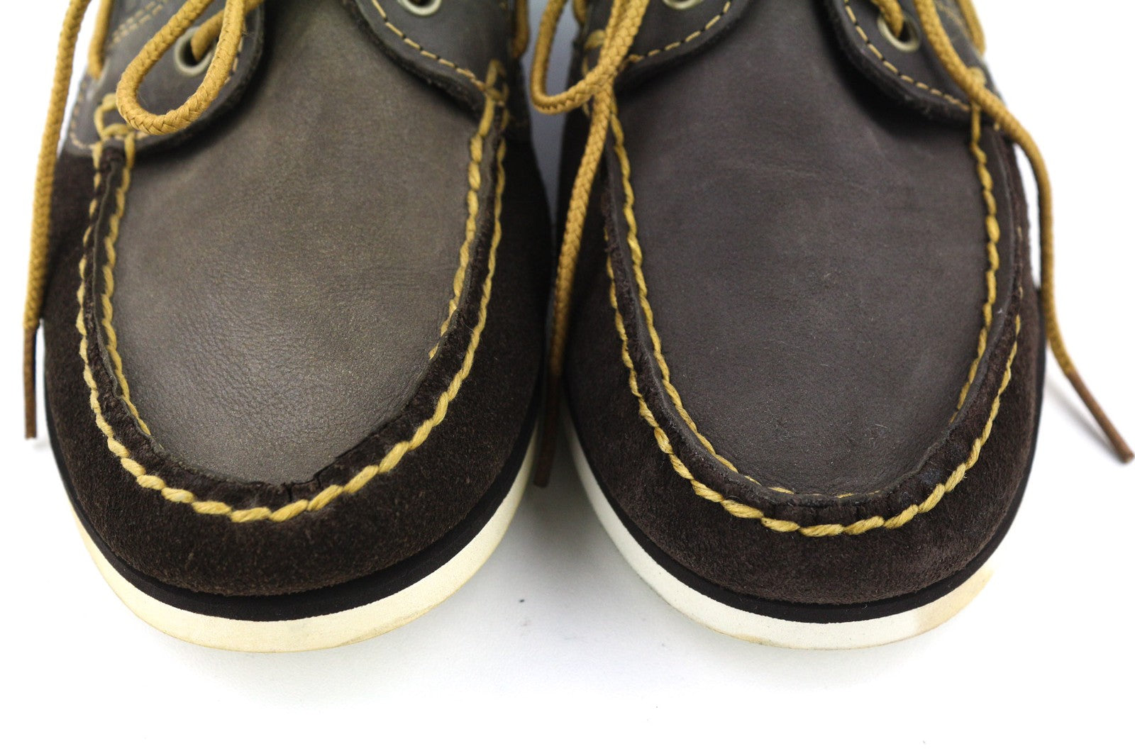 TIMBERLAND 26608 moteriški tamsiai rudi odiniai žemakulniai batai su raišteliais, dydis UK3.5 EU36 