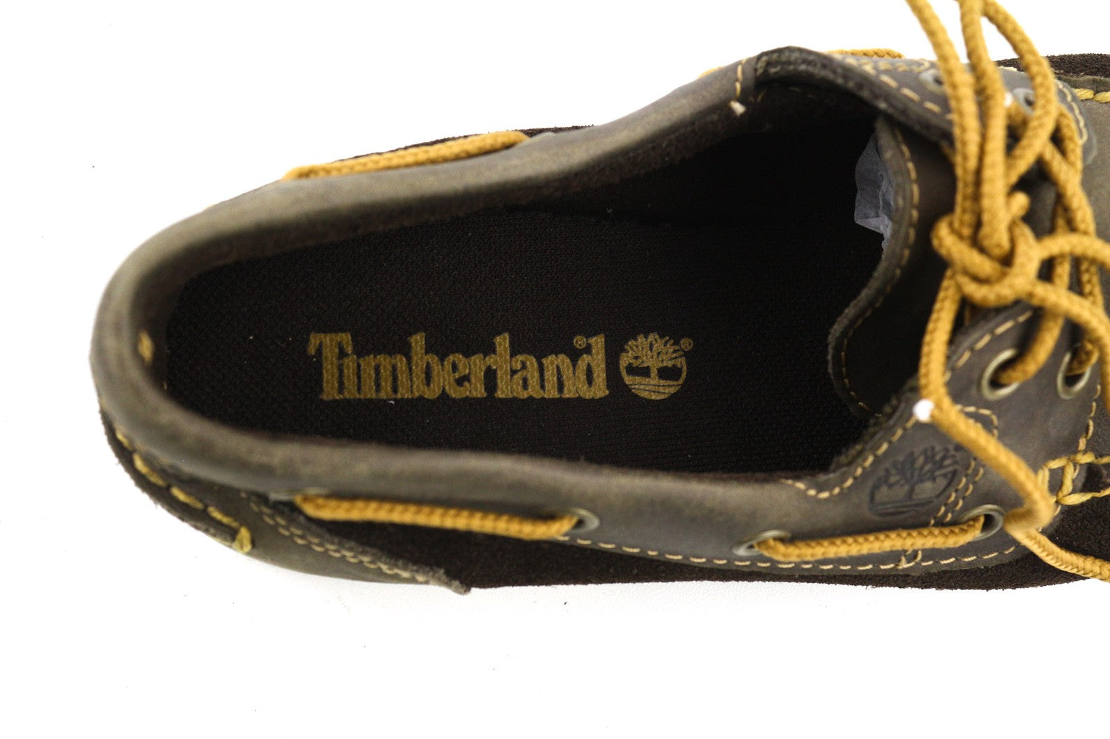 TIMBERLAND 26608 moteriški tamsiai rudi odiniai žemakulniai batai su raišteliais, dydis UK3.5 EU36 
