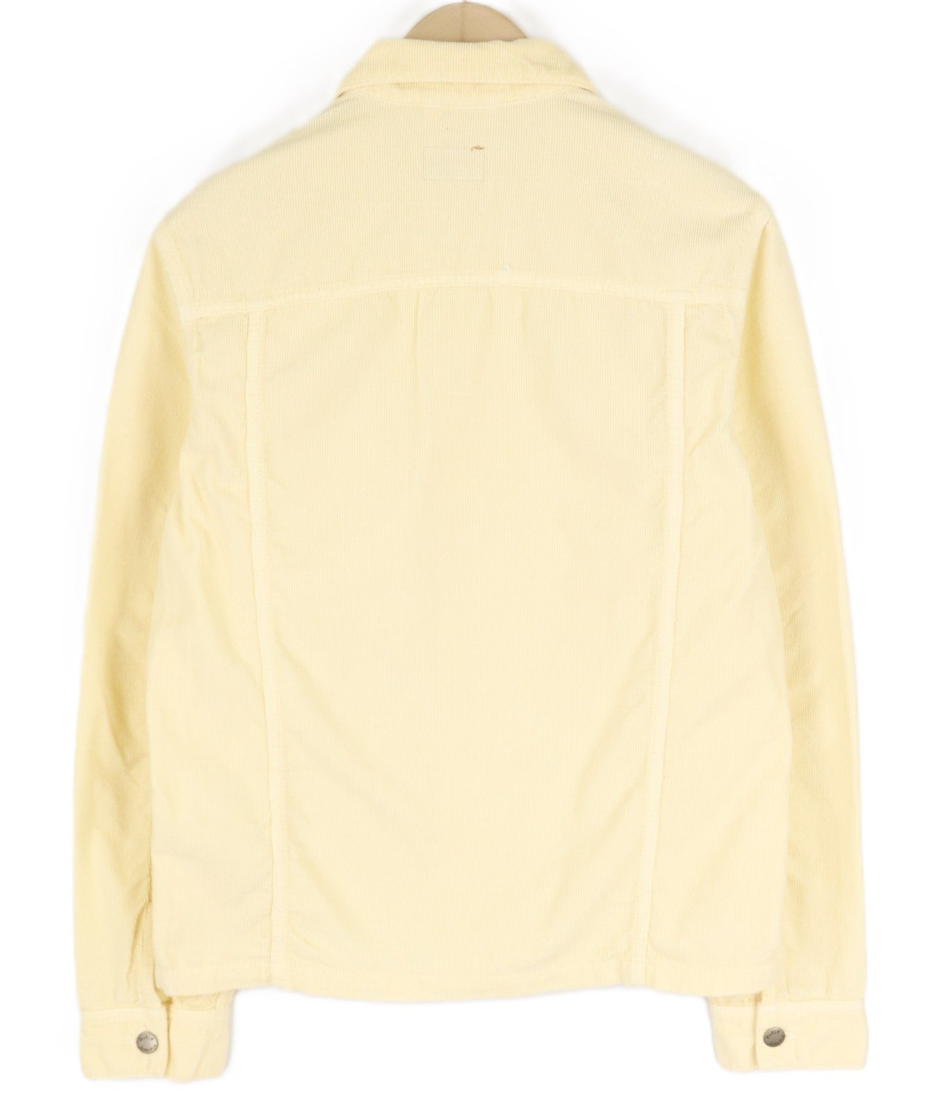 NUDIE JEANS Ronny Men's S Dusty White Organic Corduroy Buttoned Jacket