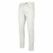 NUDIE JEANS Tube Kelly Org. Bleach White vyriški džinsai W29/L32 išblukinto aptempto kirpimo 