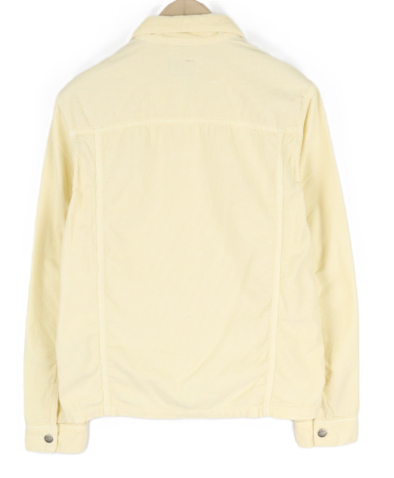 NUDIE JEANS Ronny Men's M Dusty White Organic Corduroy Buttoned Jacket