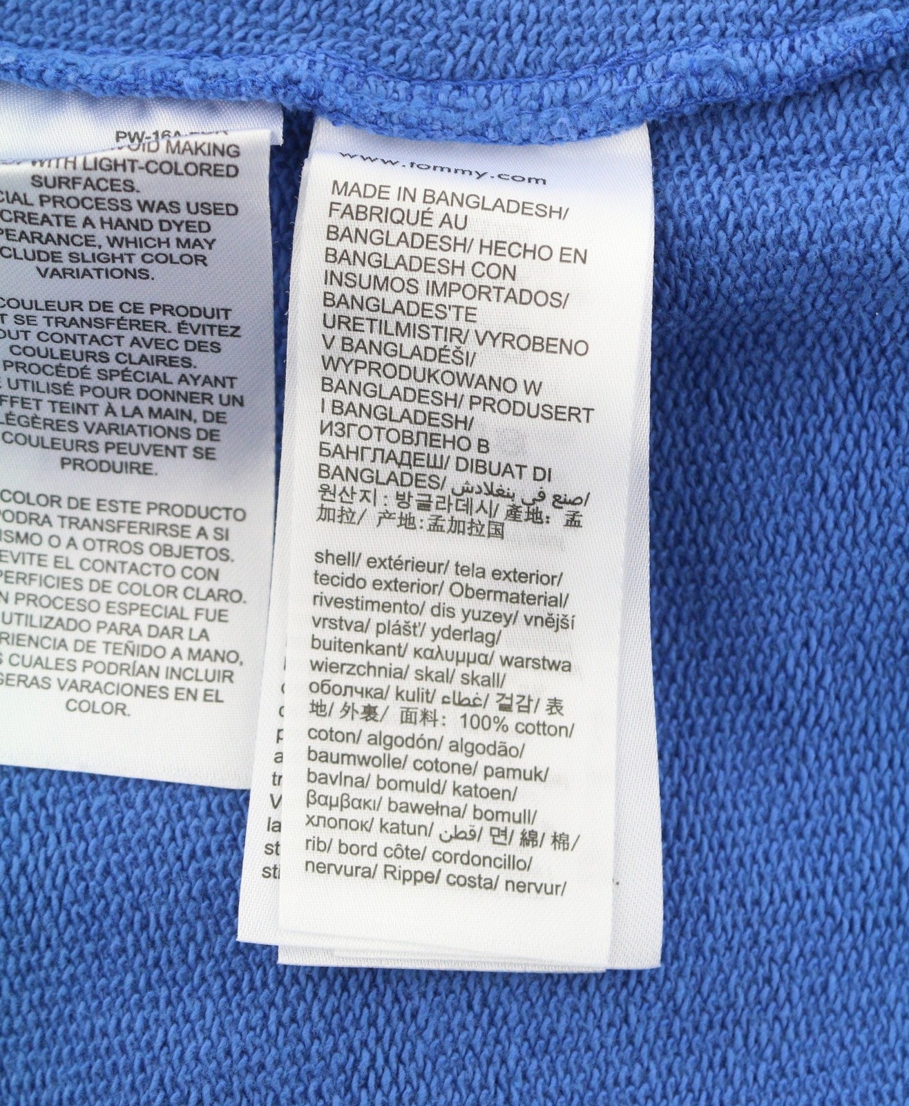 TOMMY HILFIGER RLX Vintage Vars vyriškas megztinis L dydžio mėlynas logotipas su apvalia kaklo iškirpte 