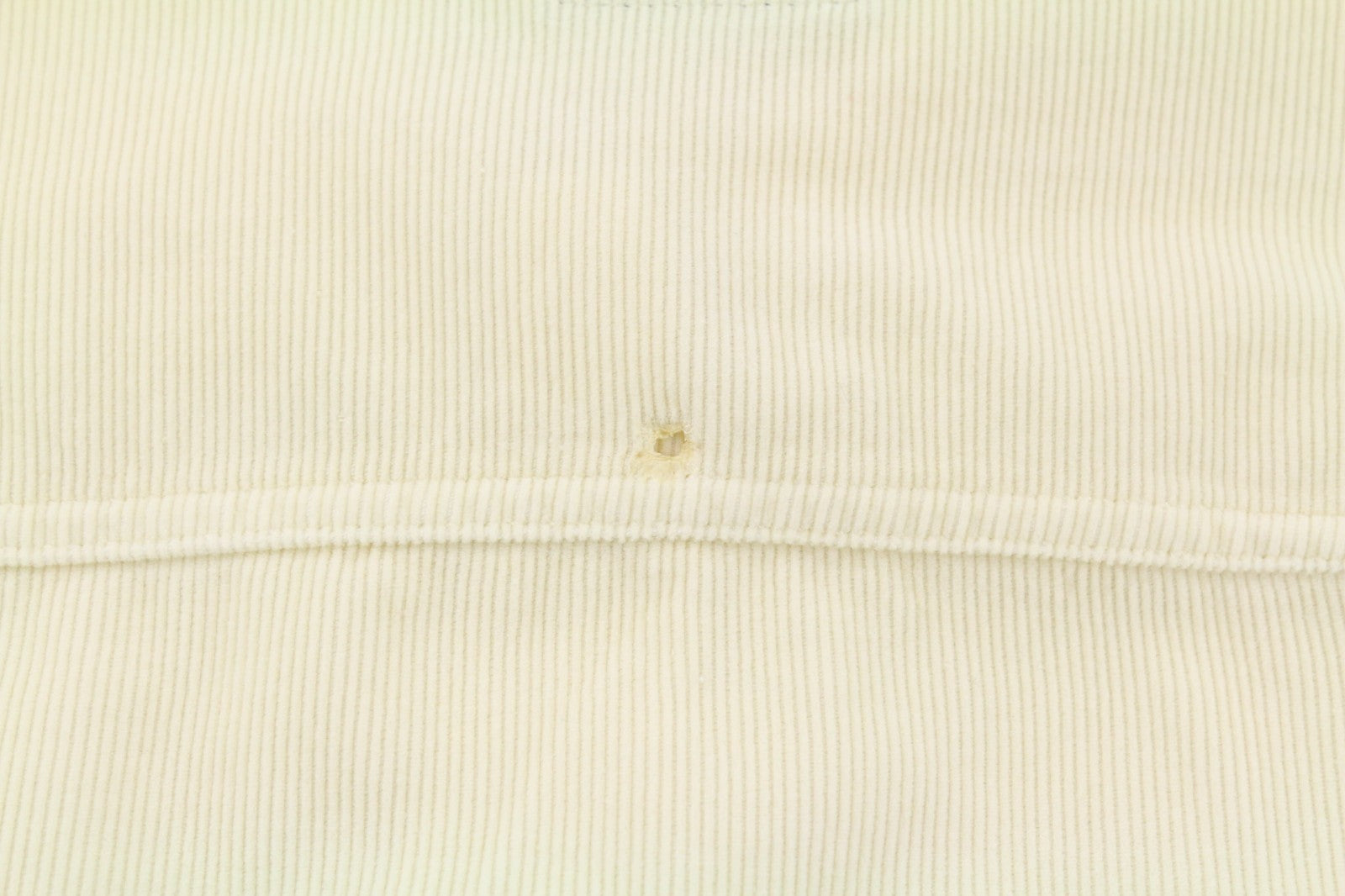 NUDIE JEANS Ronny Men's S Dusty White Organic Corduroy Logo Button Jacket