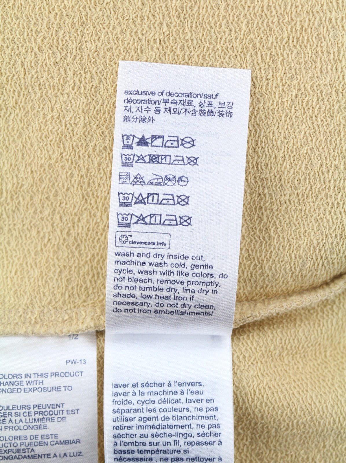 TOMMY HILFIGER vyriškas megztinis 2XL smėlio spalvos su apvalia kaklu ir siuvinėtu logotipu 