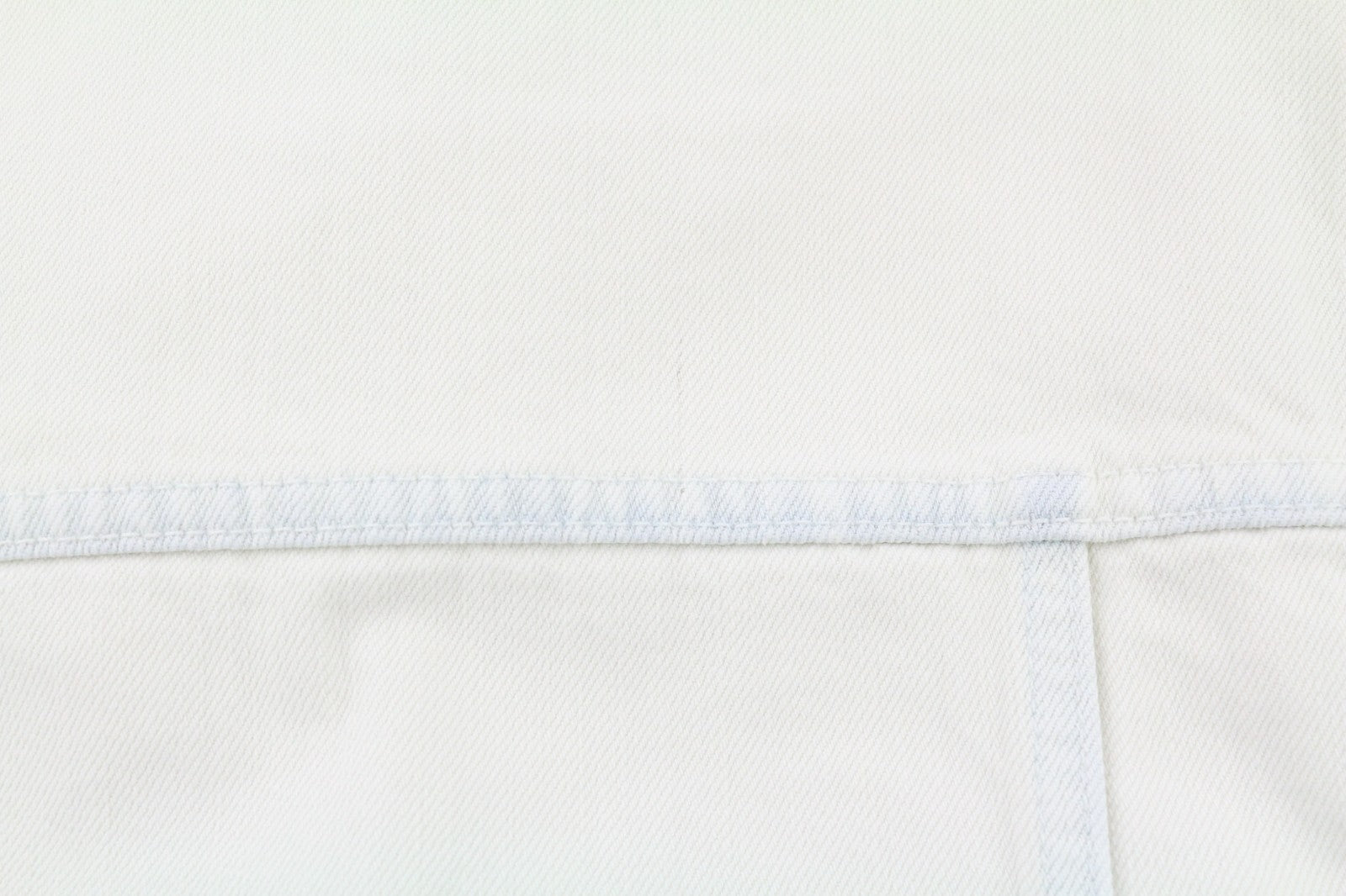 NUDIE JEANS Terry Men's L Extreme Bleach Light Denim Jacket Button Spread