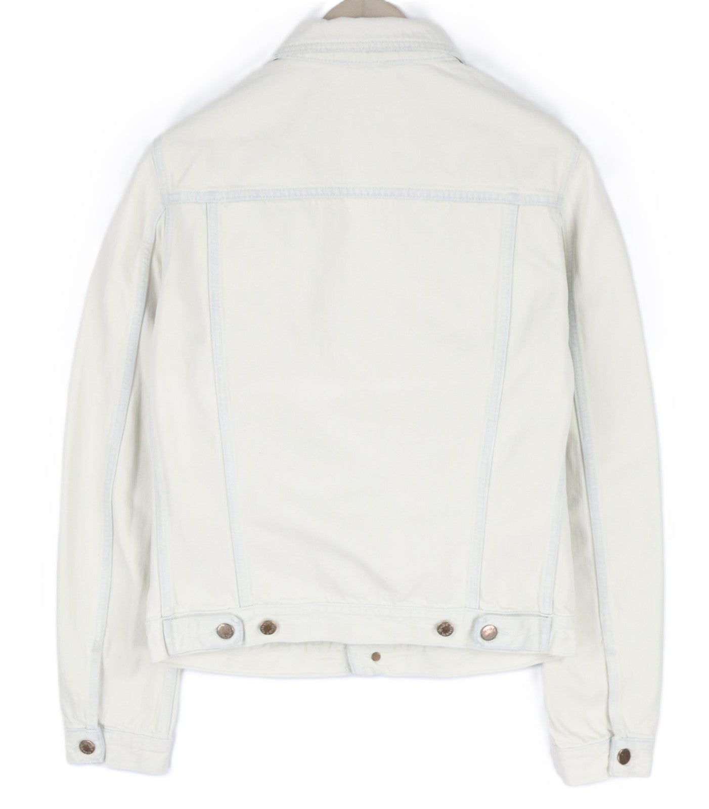 NUDIE JEANS Terry Men's M Extreme Bleach Light Spread Button Jacket