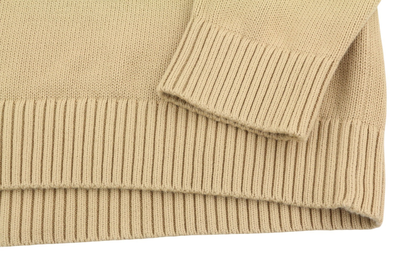 TOMMY HILFIGER Essential Crew Neck vyriškas megztinis su 2XL gelsvai rudu apvaliu kaklu 