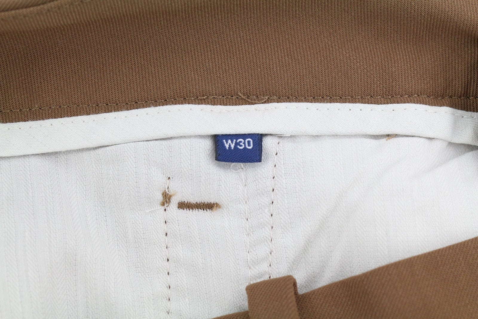 GANT Fluid Pleated vyriškos kelnės W30 Roasted Walnut vilnos mišinio atverčiamos rudos spalvos 