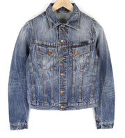 NUDIE JEANS Terry Men's XS Washed Organic Light Vintage Spread Buttoned Jacket