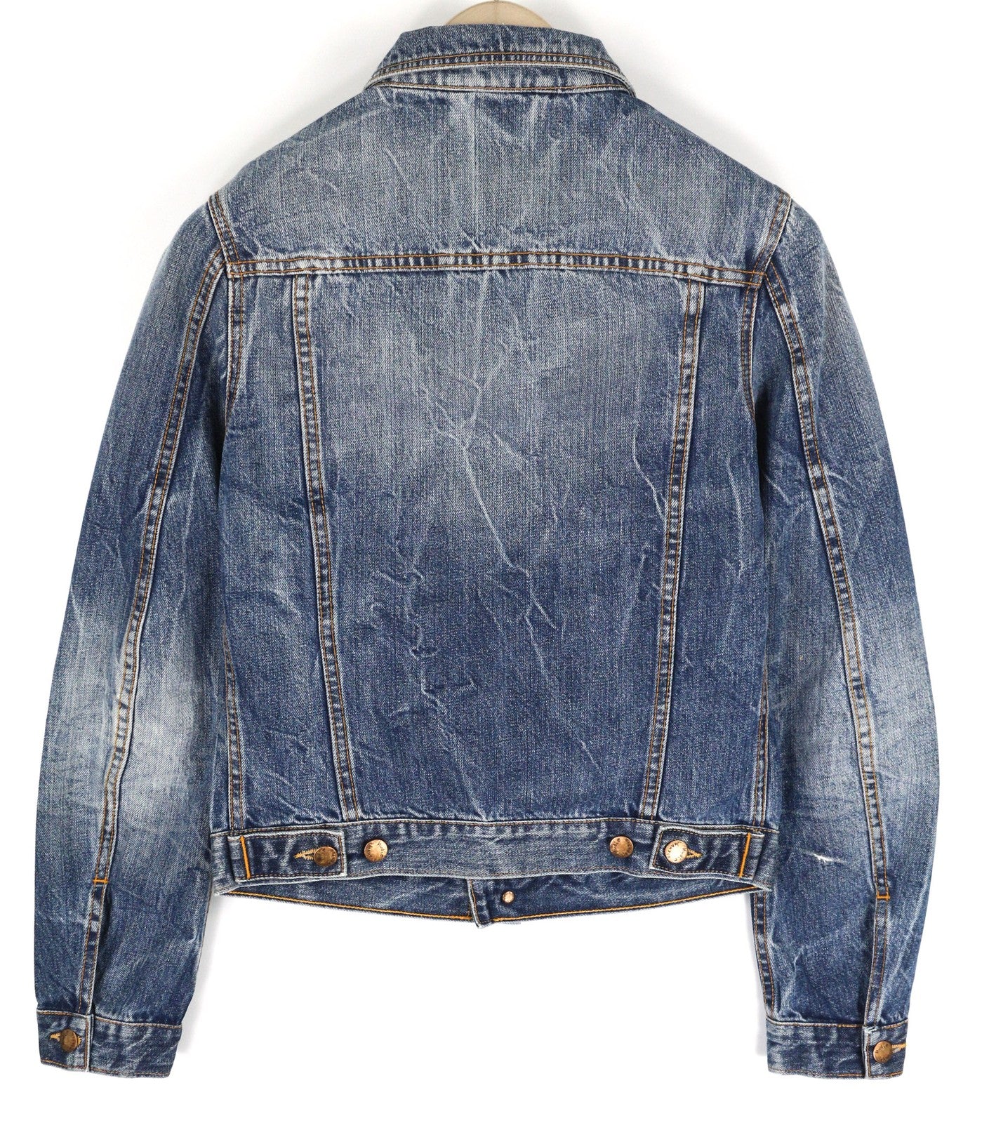 NUDIE JEANS Terry Men's XS Washed Organic Light Vintage Spread Buttoned Jacket