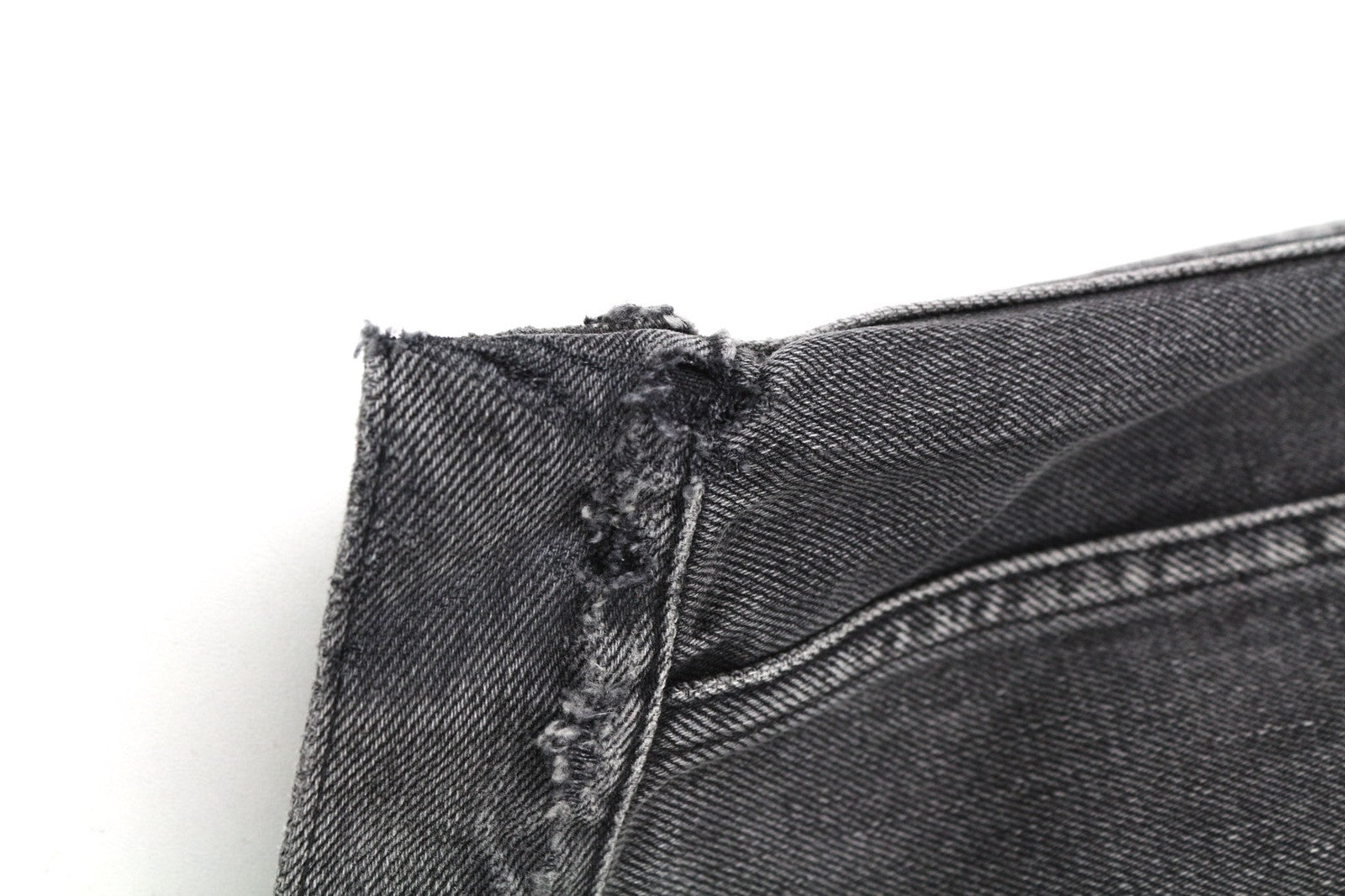 NUDIE JEANS Men's M Grey Washed Denim Spread Neck Logo Pockets Buttoned Jacket