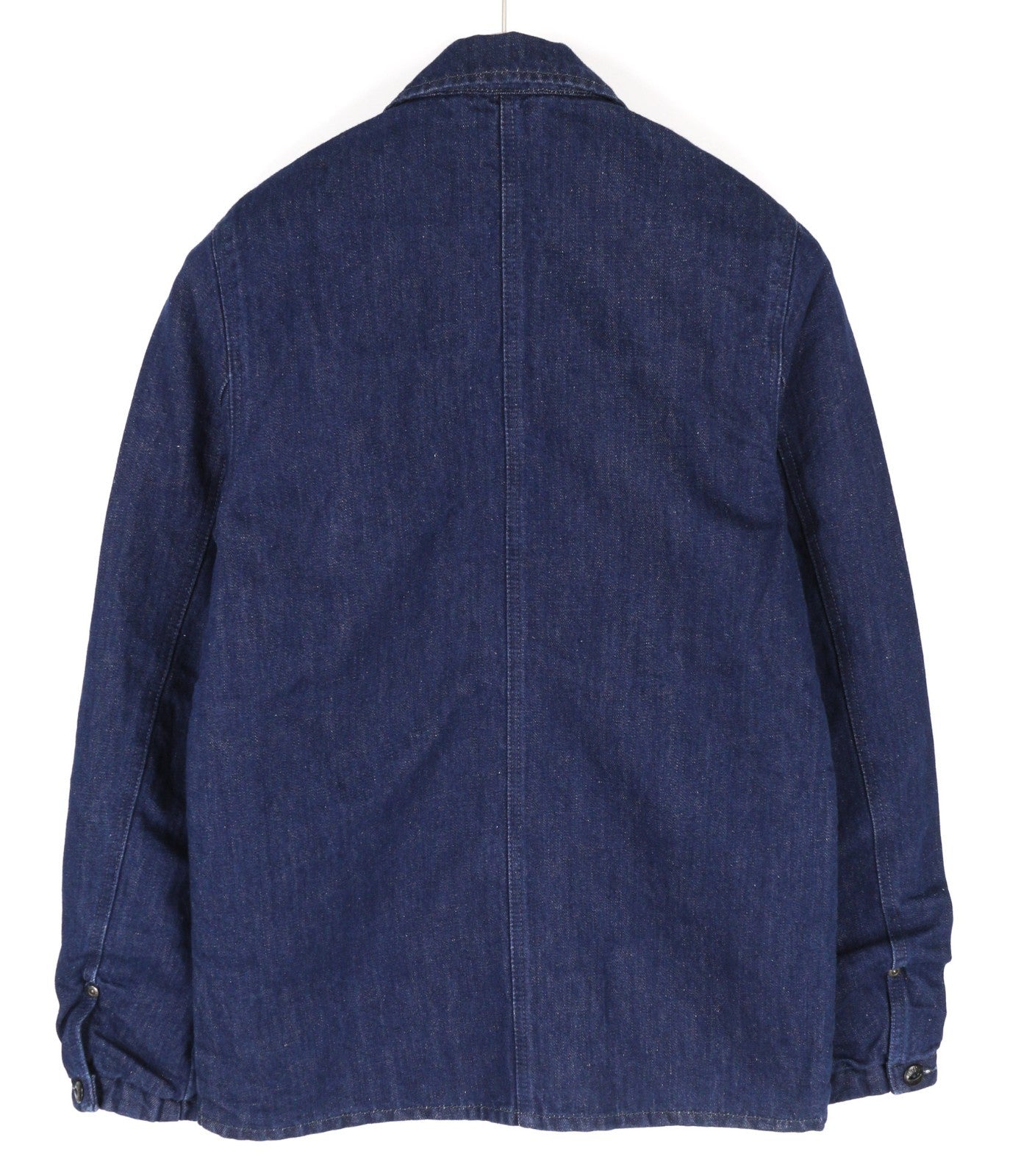 NUDIE JEANS Ricco Dark Hemp Men's XS Blue Cotton Blend Collared Denim Jacket