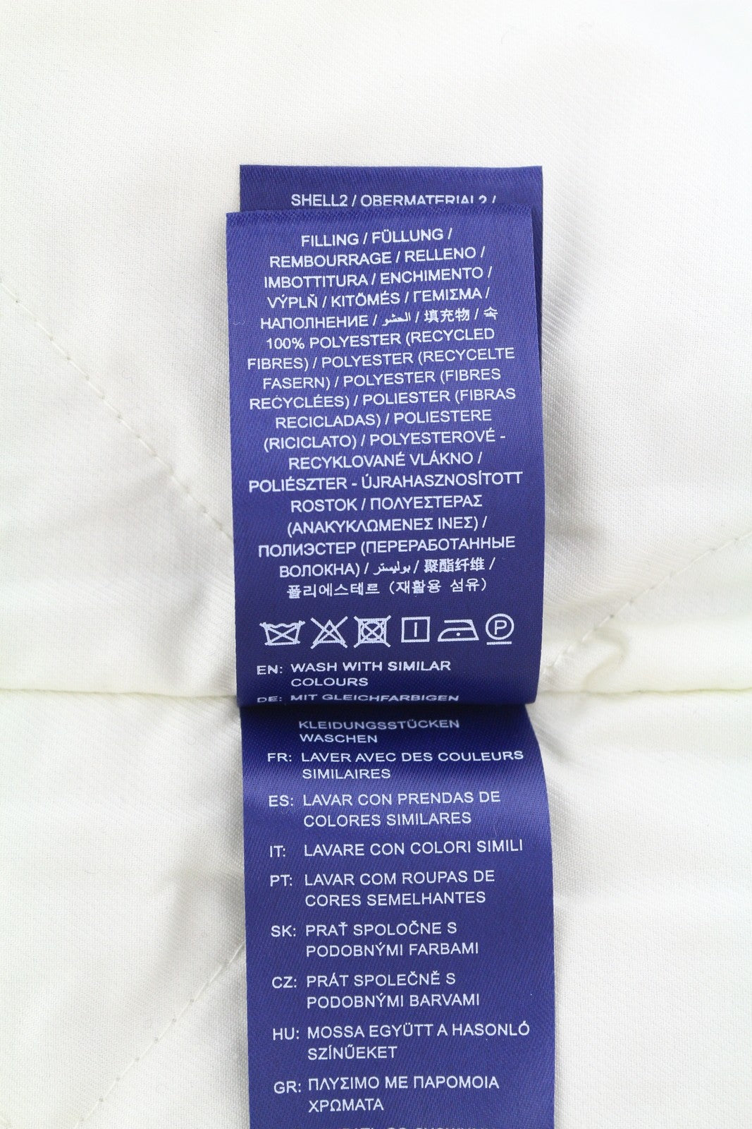 GANT ilgas moteriškas paltas M su tamsiai mėlyna vilnos mišinio izoliuota striuke su spaudėmis bomberyje